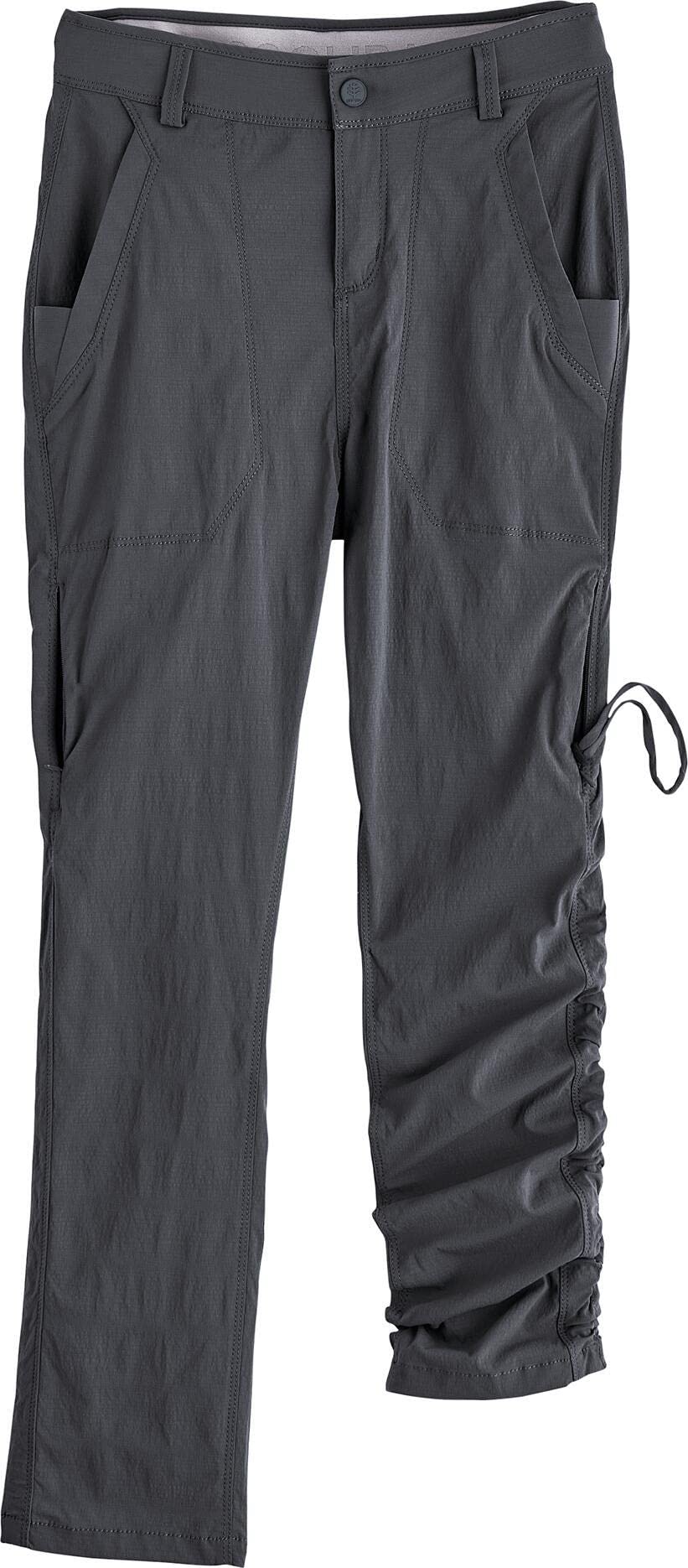 Coolibar UPF 50+ Women's Sun Protective Fishing Pants - Lightweight Quick-Dry Outdoor Pants for Hiking, Beach & Water Sports