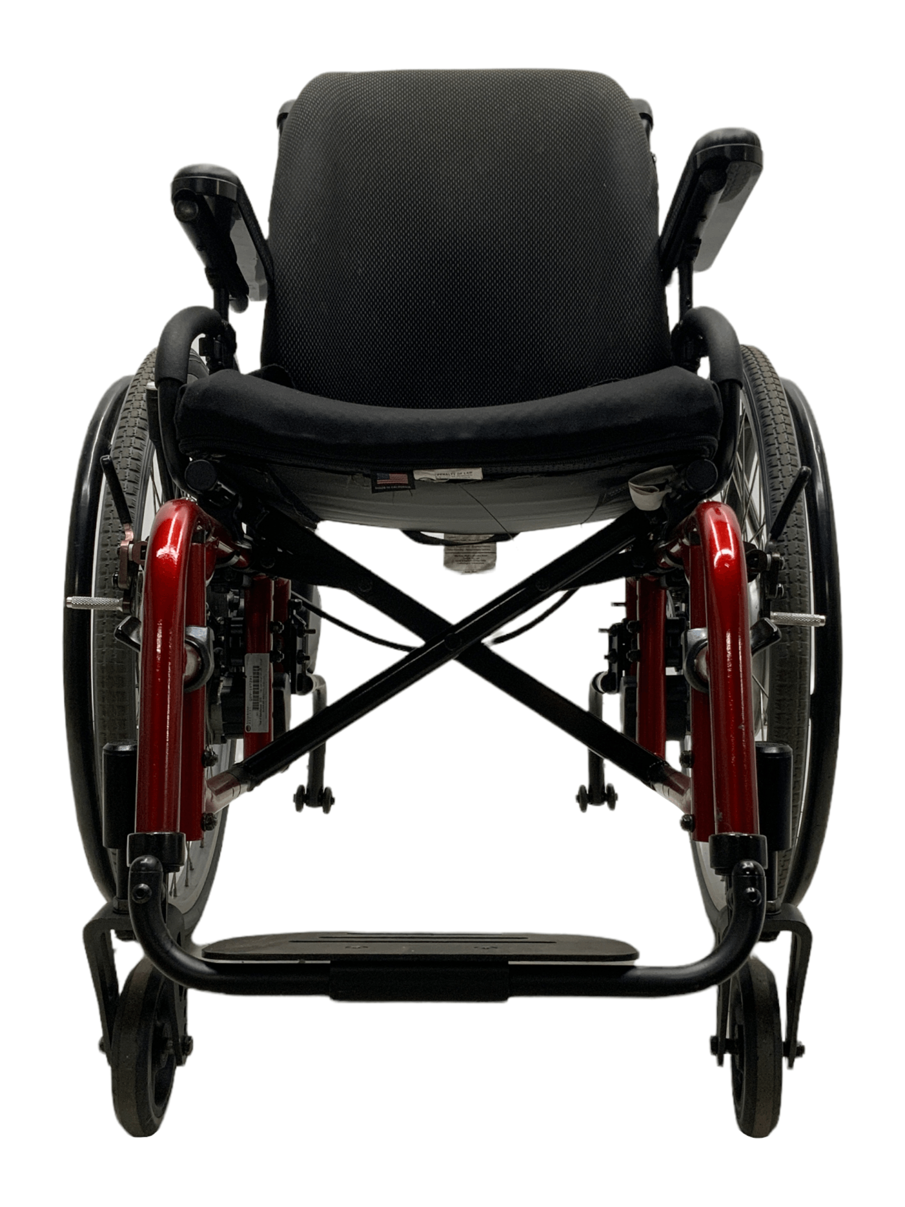 Sunrise Medical Quickie 2 Folding Manual Wheelchair with Xtender Power Assist Wheels - Lightweight Portable Mobility Aid for Indoor & Outdoor Use | Easy Disassembly for Travel & Storage