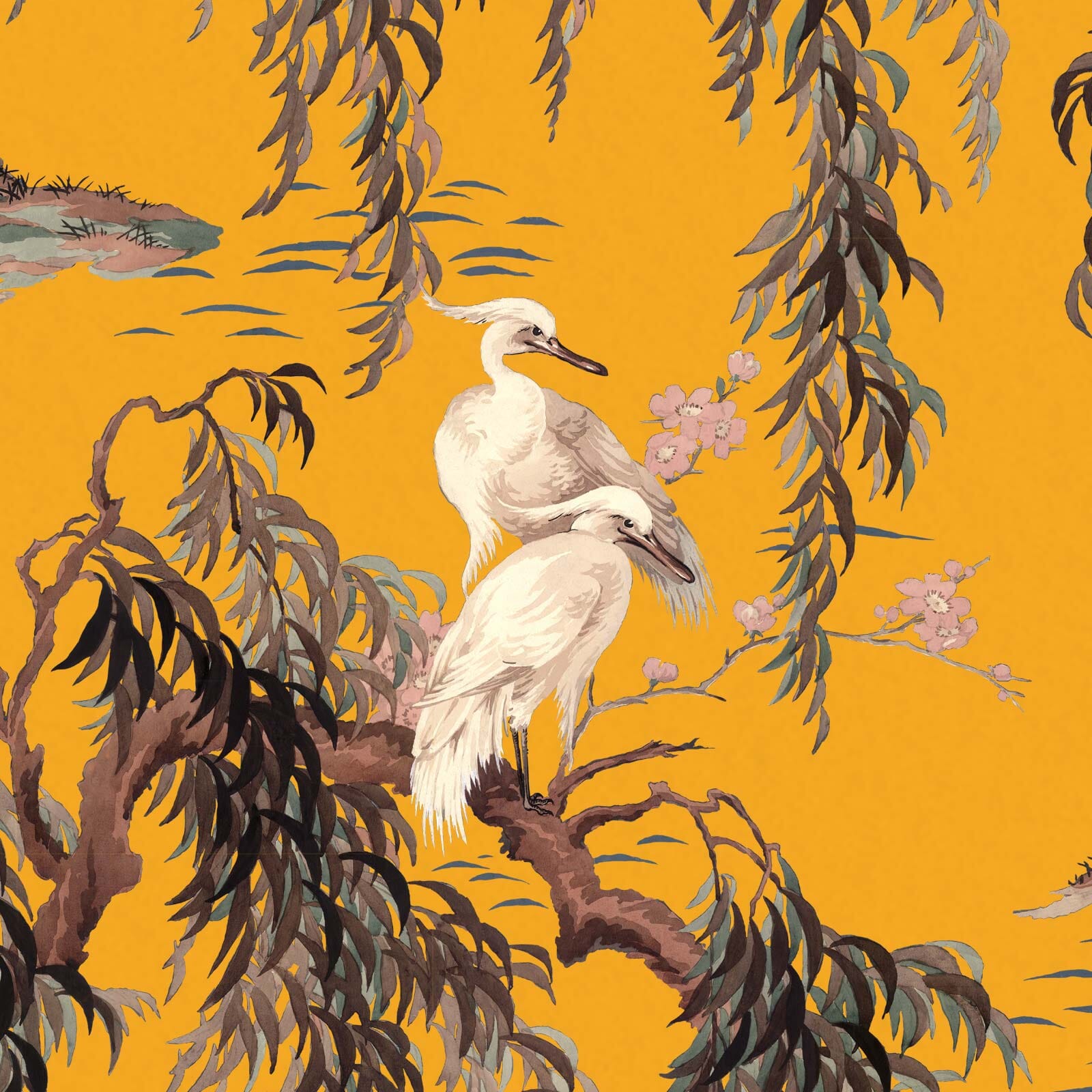 ZEUS Wallpaper Ochre Sample - Premium Self-Adhesive Peel and Stick Wallpaper for Home Decor, Living Room, Bedroom, and Office - Easy to Install & Remove