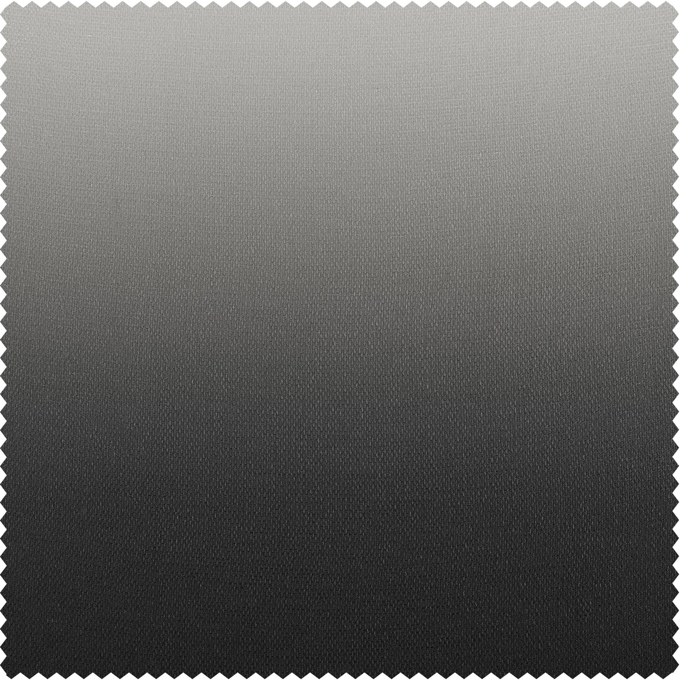 Black Abstract Ombre Faux Linen Fabric Swatch - Premium Textile Sample for Home Decor, Upholstery & DIY Craft Projects