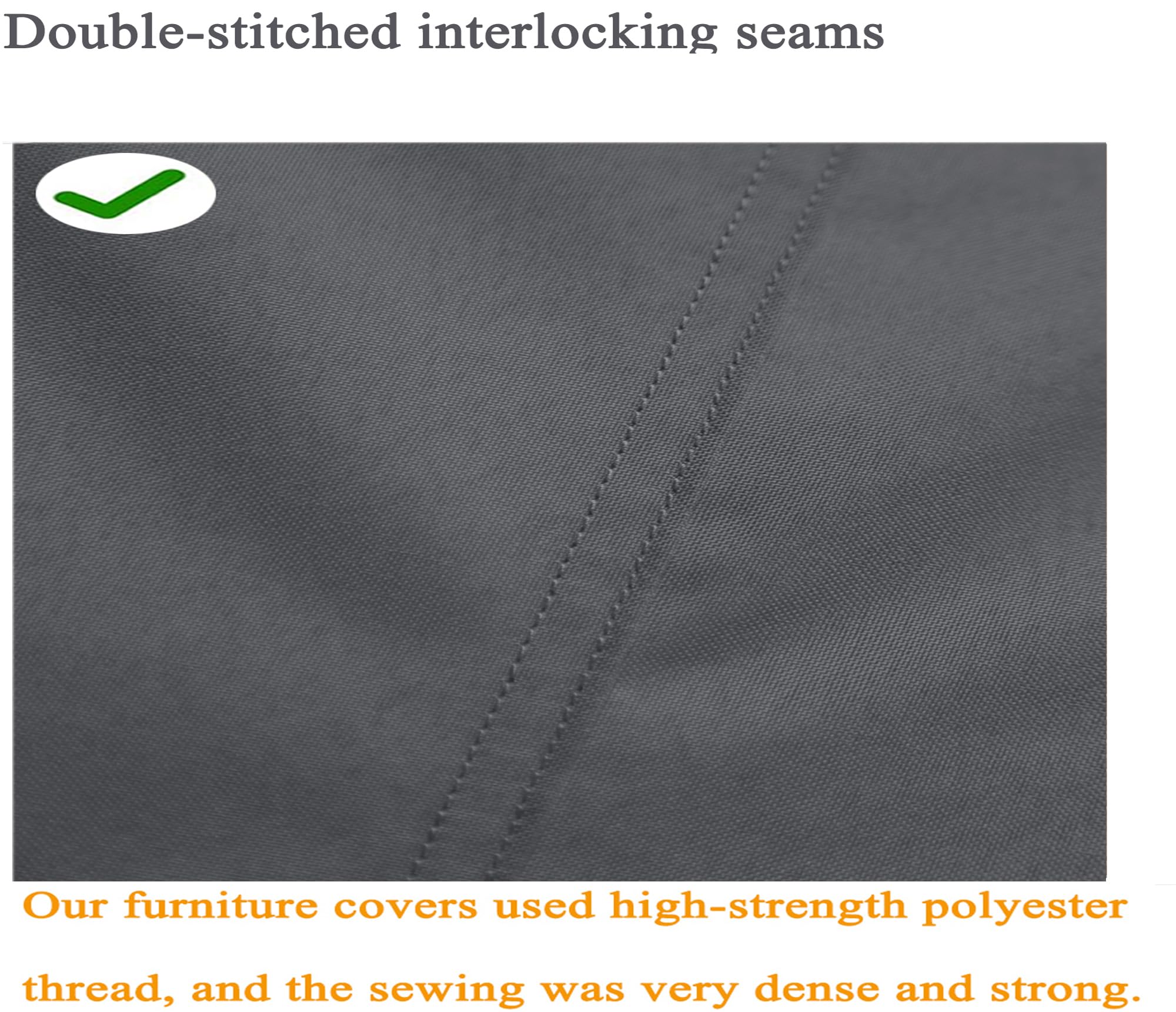 Heavy Duty Waterproof Outdoor Furniture Covers - Fade Resistant Patio Table & Chair Protector 136
