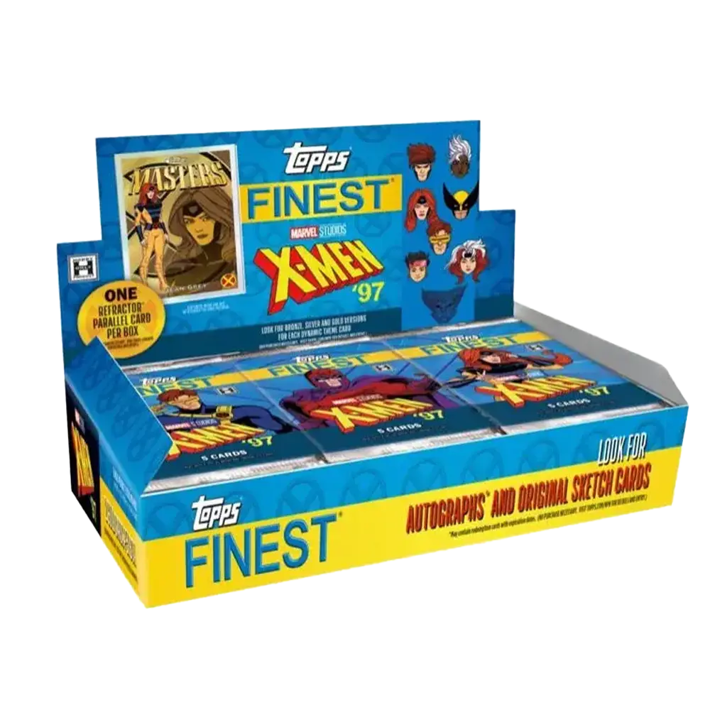2025 Topps Finest X-Men '97 Trading Cards - Marvel Collectibles for Superhero Fans | Perfect for Display, Gifts & Comic Book Collections