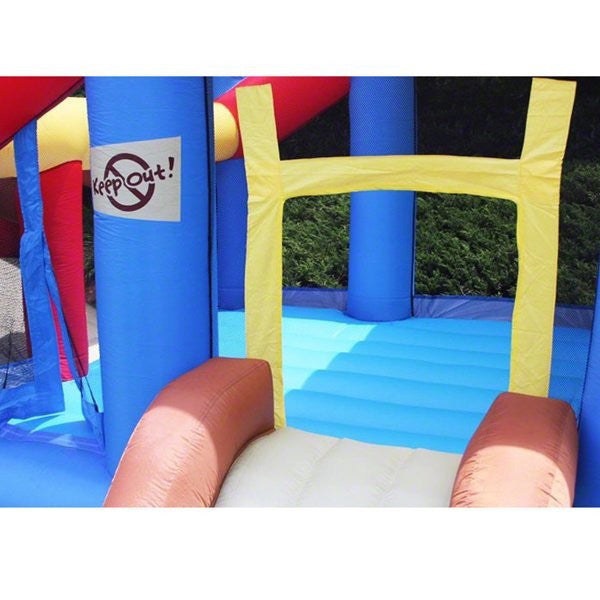 KidWise My Little Playhouse Bouncer - Indoor & Outdoor Toddler Jumping Toy for Kids Ages 2-5 | Fun Playhouse Bouncer Castle for Backyard, Birthday Parties & Playtime