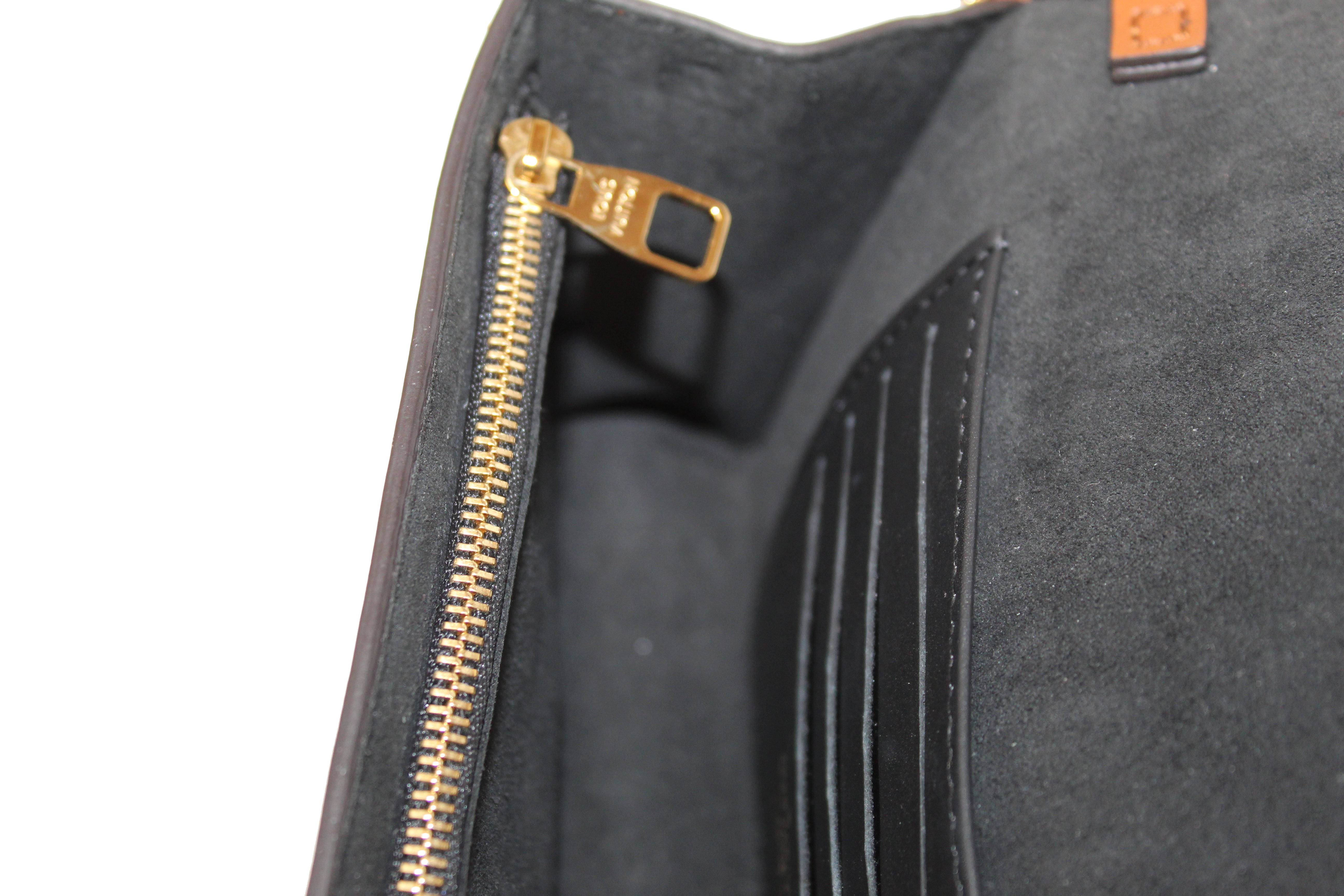 Authentic Louis Vuitton Dauphine Chain Wallet - Monogram & Reverse Canvas Crossbody Bag for Women | Luxury Designer Purse for Everyday Use, Date Night & Special Occasions