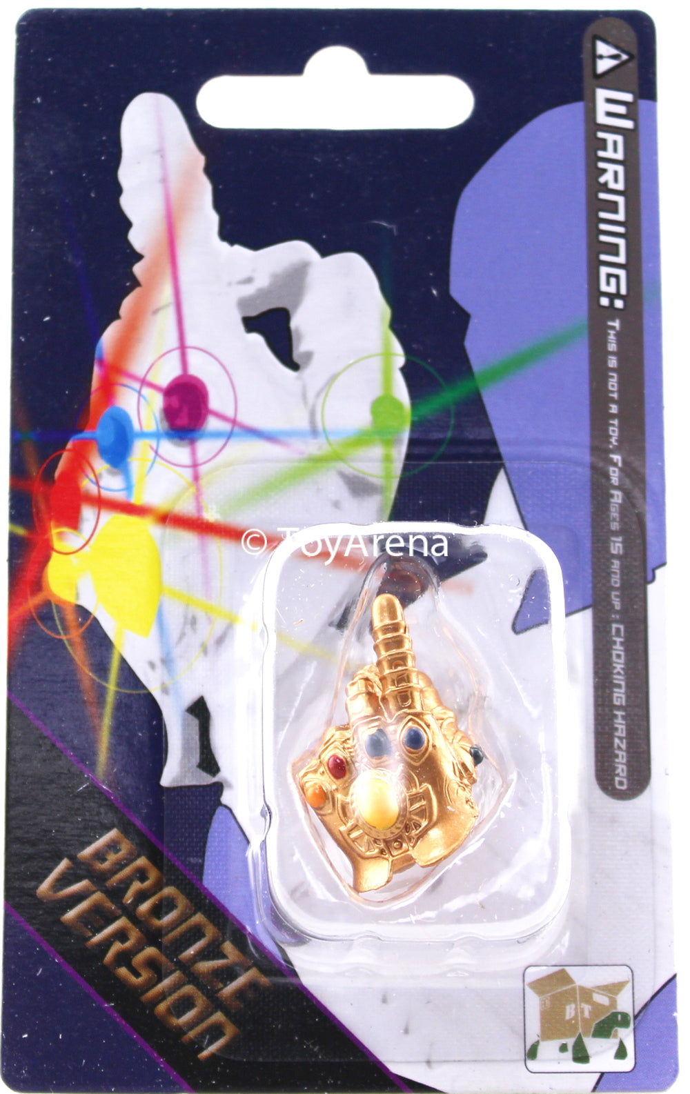 Box Tortoise AVR 01 Cosmic Fracture Mitten Bronze Version for S.H. Thanos Infinite Gauntlet - Perfect for Marvel Collectors & Action Figure Display