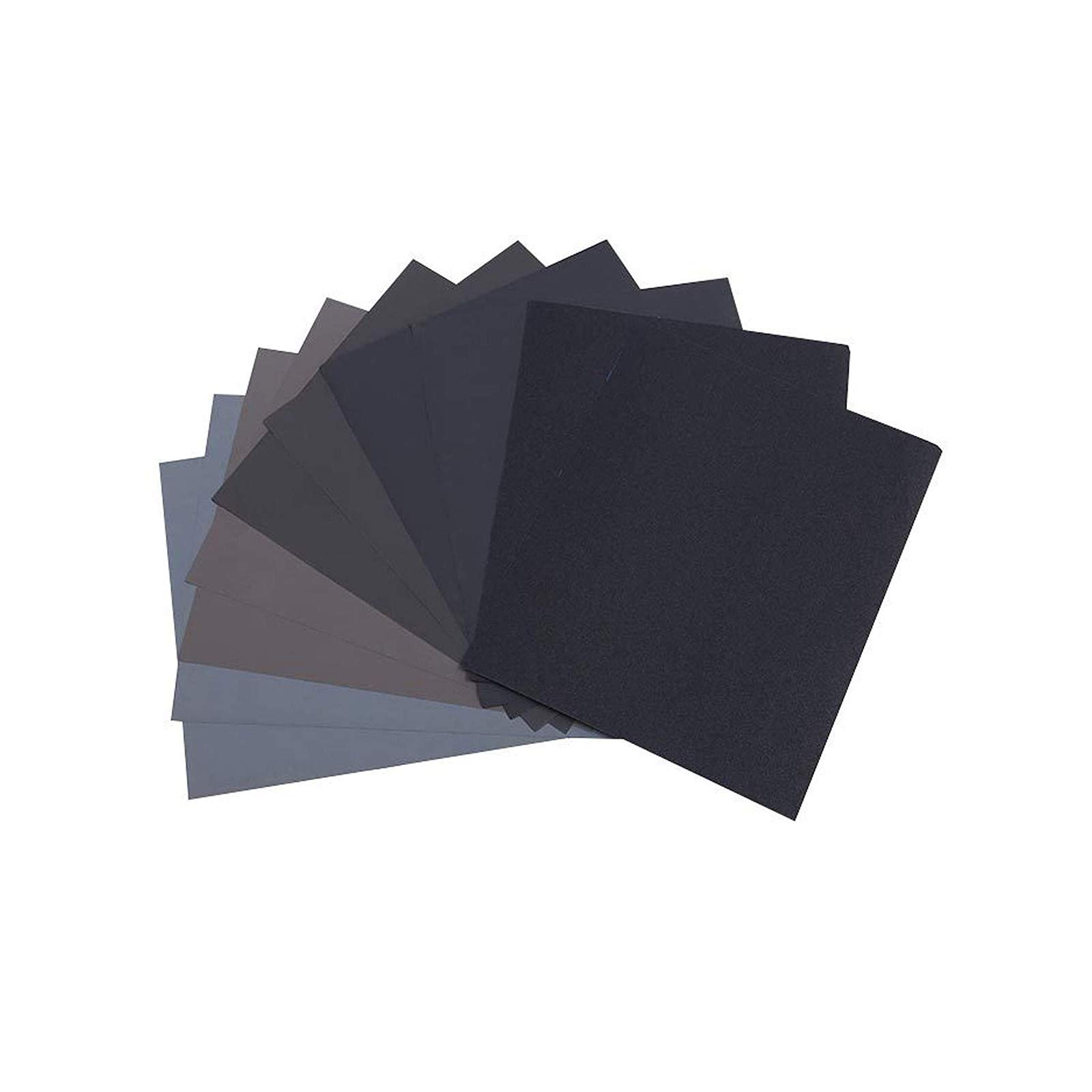 BRADEM Woodworking Sandpaper Set - 36 Sheets, 3 Grits, Waterproof for DIY & Home Improvement