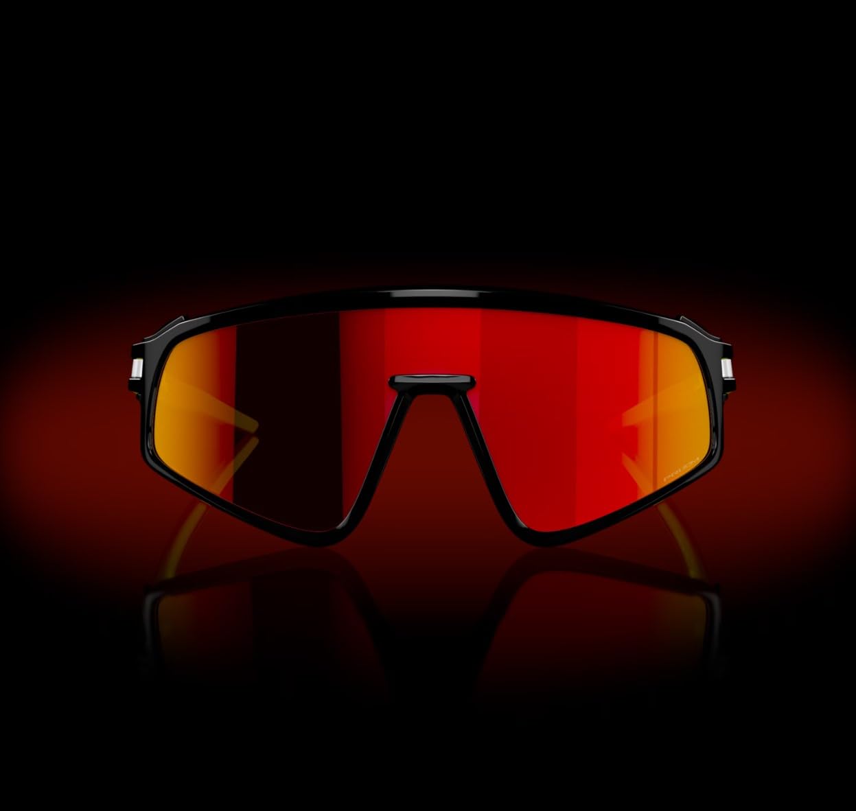 Oakley Latch Panel Sunglasses - Black Ink Frame with Prizm Ruby Lens for Running, Cycling & Outdoor Sports