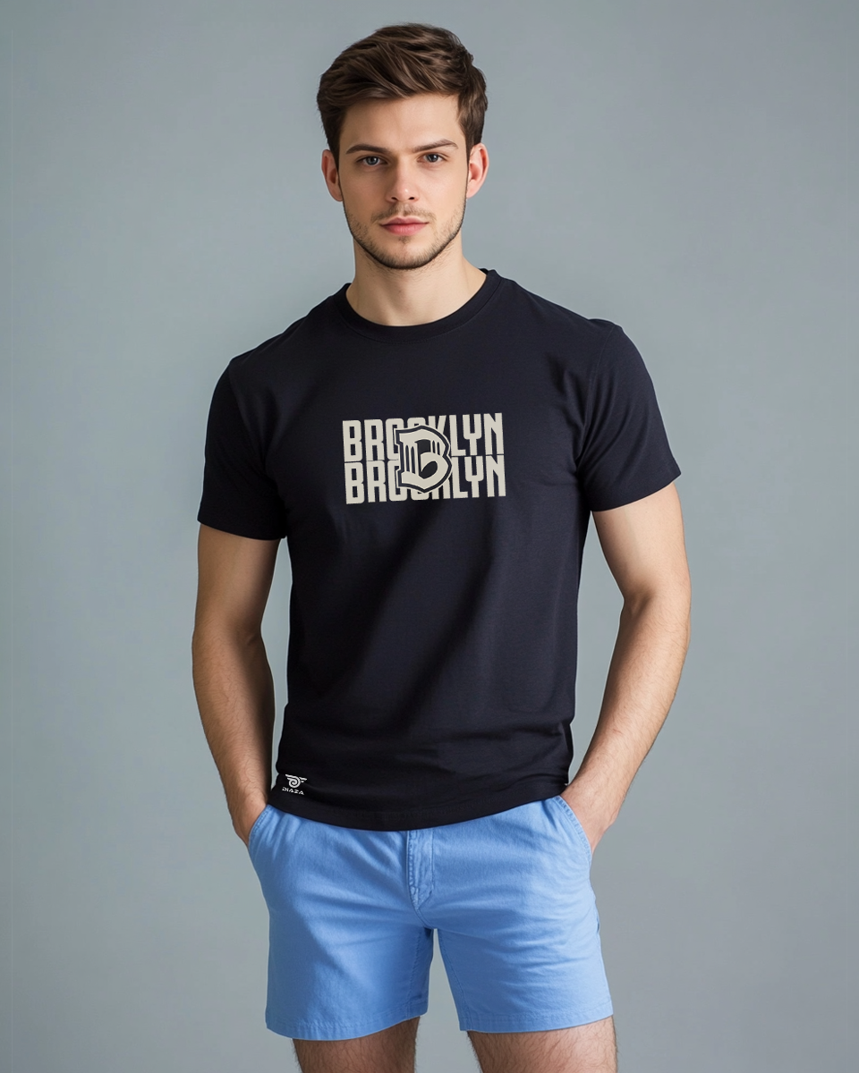Brooklyn FC Black Wall T-Shirt for Men - Vintage Soccer Fan Jersey - Perfect for Game Day, Casual Wear & Fan Gifts