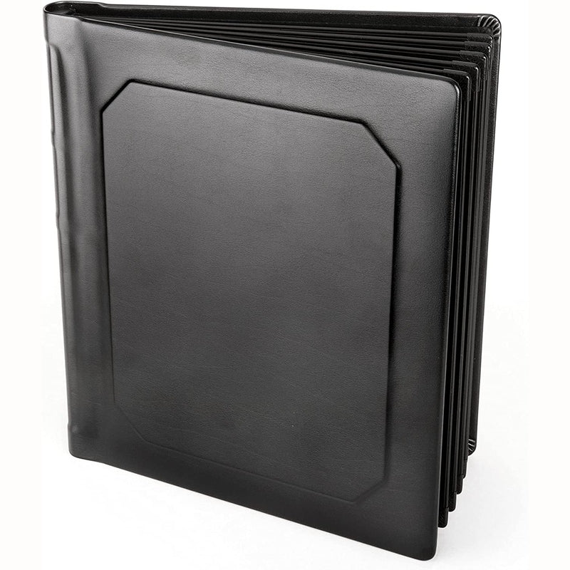 Premium Faux Leather Slip-In Photo Album - Holds 4x6 & 5x7 Pictures - Perfect for Wedding, Baby, Travel Memories & Scrapbooking - Acid-Free Archival Quality Pages