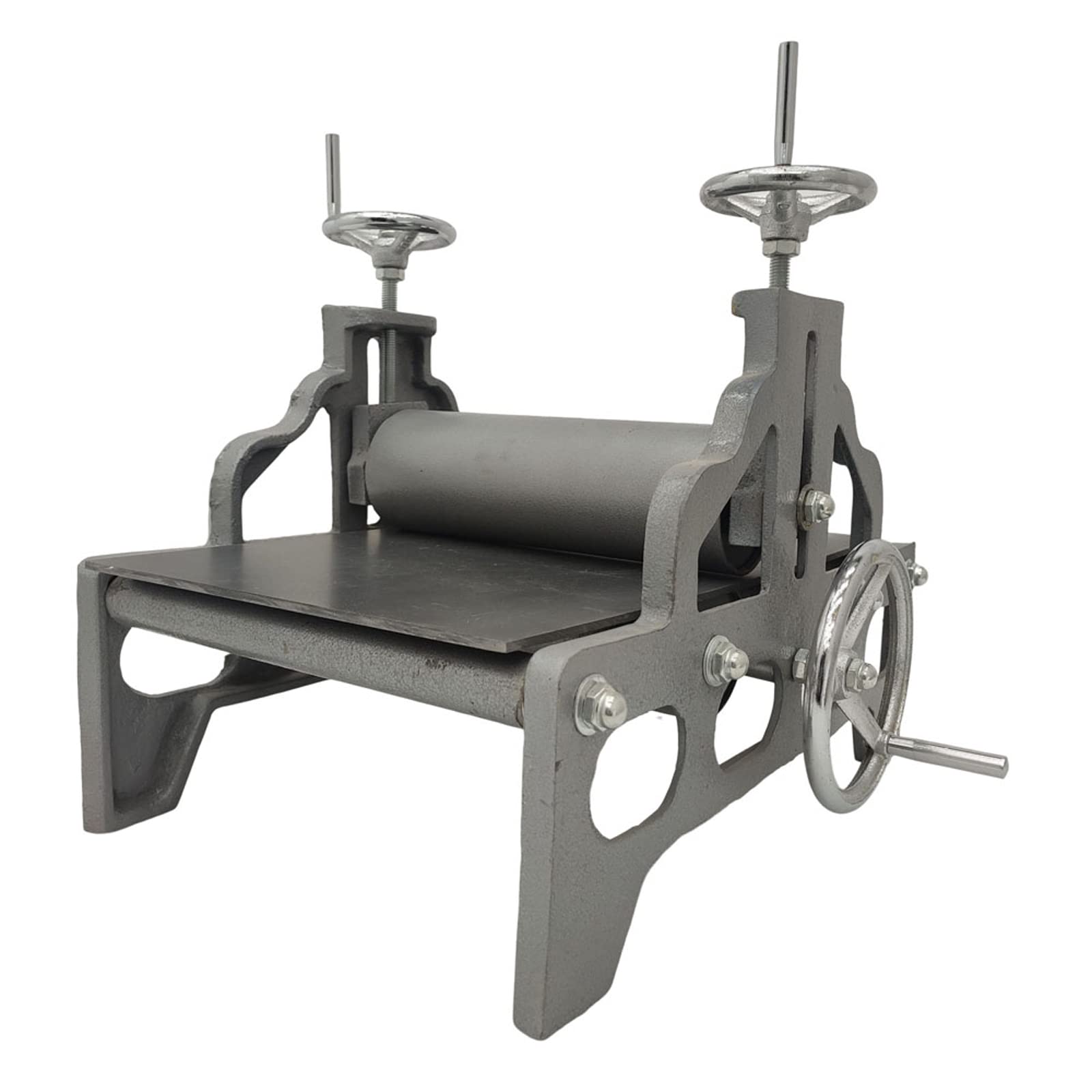 TECHTONGDA Manual Slab Roller Printmaking Machine - 11.8x19.7 Inch Portable Tabletop Clay & Ceramic Tool with Adjustable Lifting Roller for Artists, Potters & DIY Craft Projects