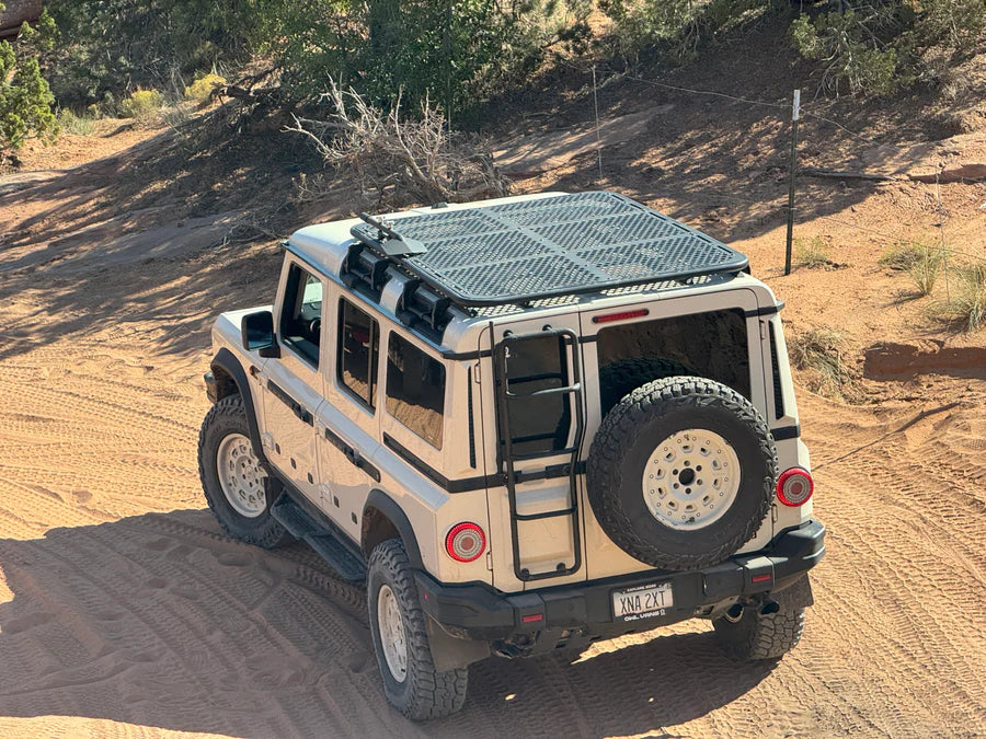 2023+ Ineos Grenadier Owl Flat Earth Roof Rack - Heavy Duty Cargo Carrier for Off-Road Adventures & Camping Gear Storage