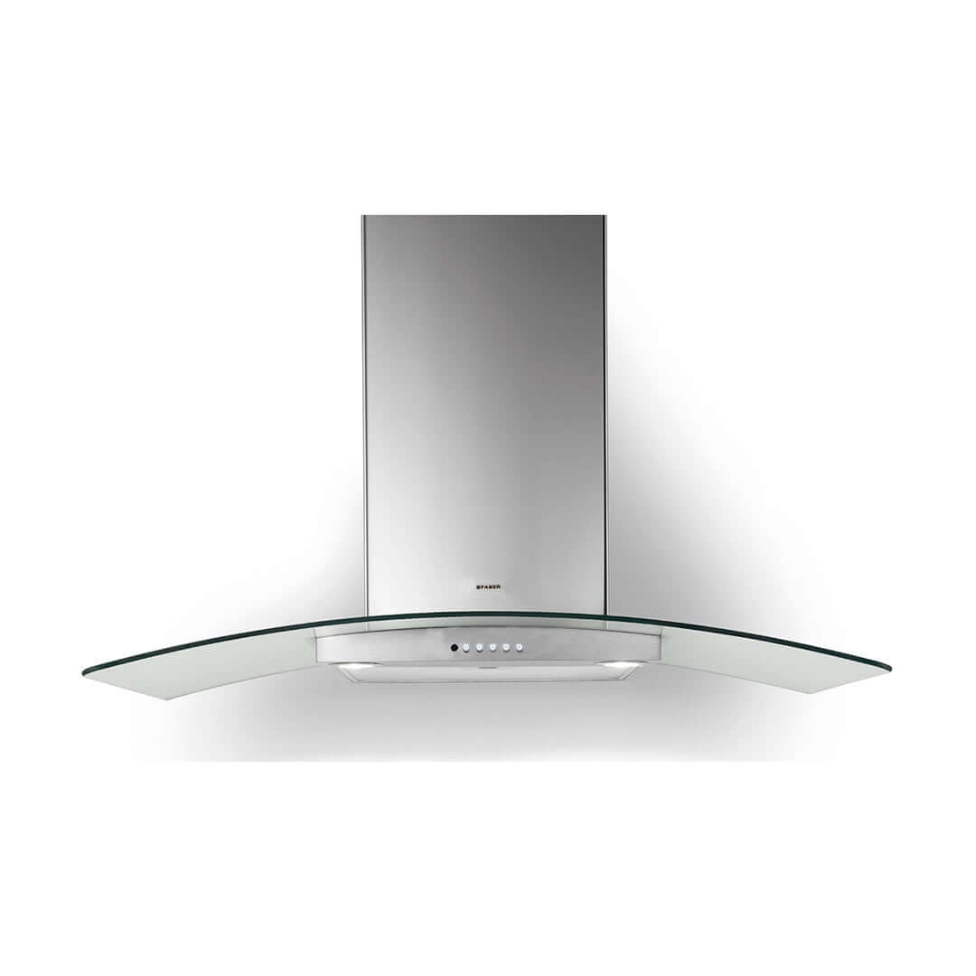Stainless Steel & Glass Faber Tratto Wall Mount Range Hood - 30