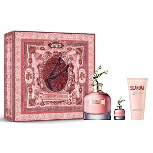 Jean Paul Gaultier 3-Piece Women's Gift Set - Perfume, Body Lotion & Shower Gel - Perfect for Birthday, Anniversary & Valentine's Day Gifts