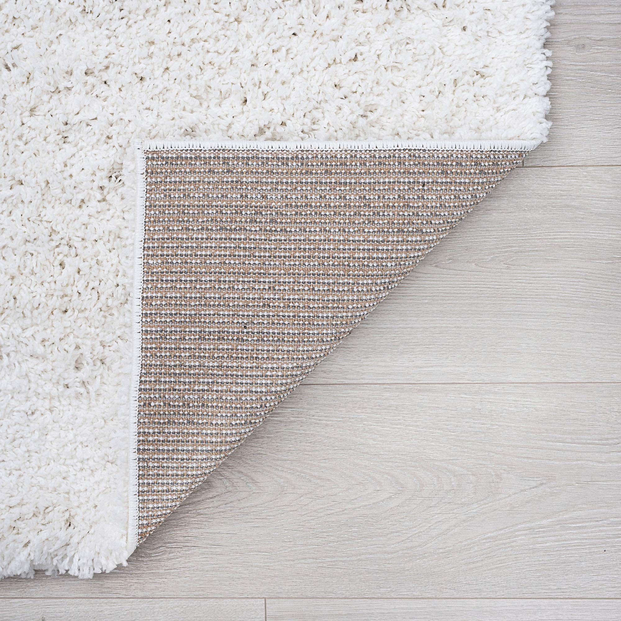 Alana White 4x6 Shag Rug - Soft Plush Area Rug for Living Room, Bedroom, Dining Room, Entryway, Kitchen & Nursery - Transitional Shaggy Carpet for Cozy Home Decor - Perfect for Family Rooms, Dorm Rooms & Pet-Friendly Spaces