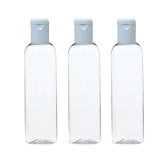 SHREE MAHA 100ml Empty Clear Plastic Bottles - 10 Pack Refillable Travel Size Cosmetic Containers, Leak Proof Squeeze Bottles with Flip Top Cap for Toiletries, Shampoo, Lotion, Essential Oils - Perfect for Travel, Gym, Home & DIY Beauty Products