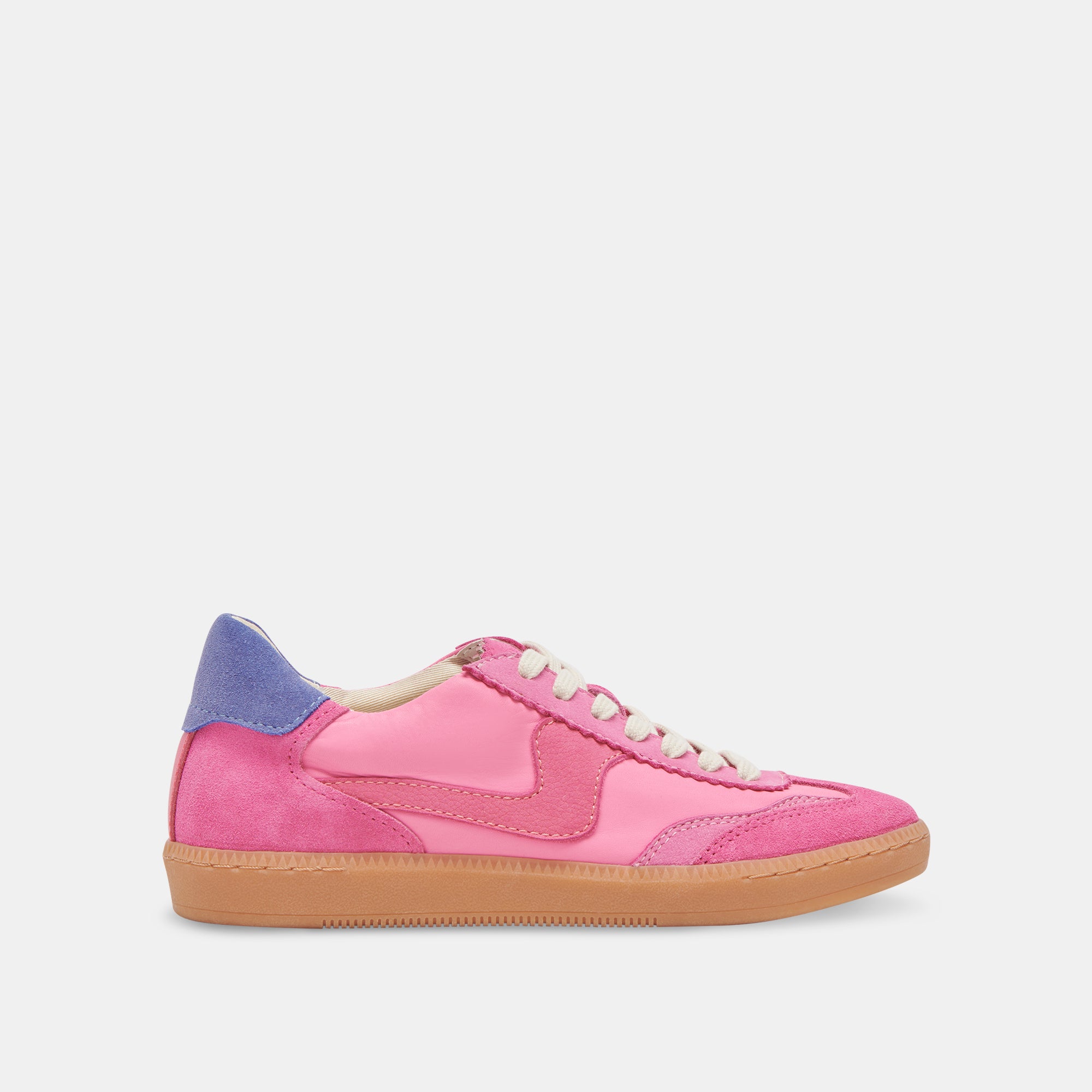 Pink Suede Notice Sneakers - Women's Fashion Sneakers for Casual Wear & Street Style