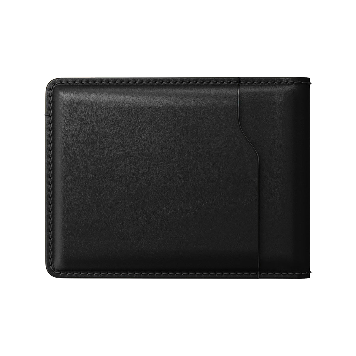 Premium NOMAD Bifold Wallet for Men - Genuine Black Horween Leather RFID Blocking Slim Minimalist Wallet - Perfect for Everyday Carry, Travel & Business