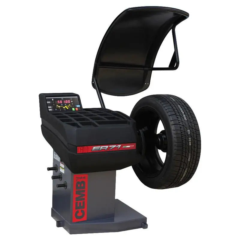 Cemb ER71 Laser Digital Wheel Balancer - Precision Wheel Balancing Machine for Cars & Trucks - Perfect for Auto Shops, Tire Stores & DIY Garage Use