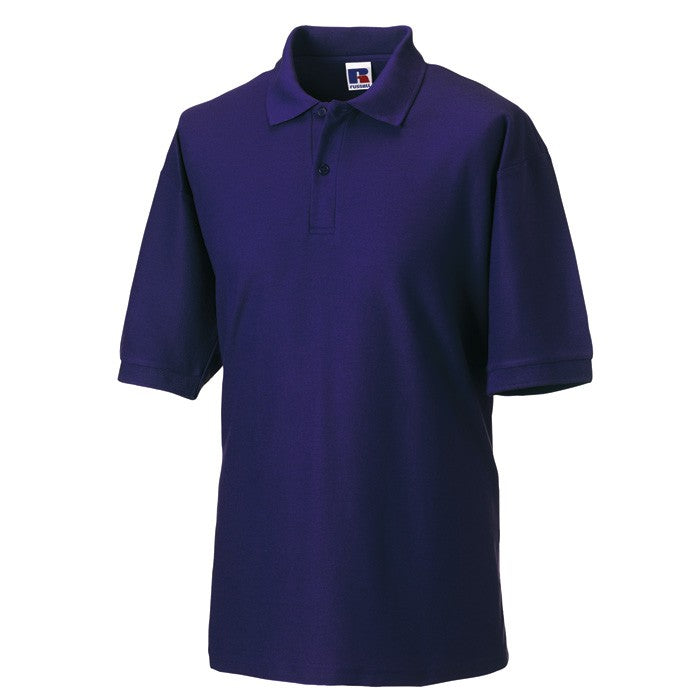 Russell Men's Classic Polycotton Polo Shirt - Comfortable & Breathable for Casual Wear, Golf & Outdoor Activities