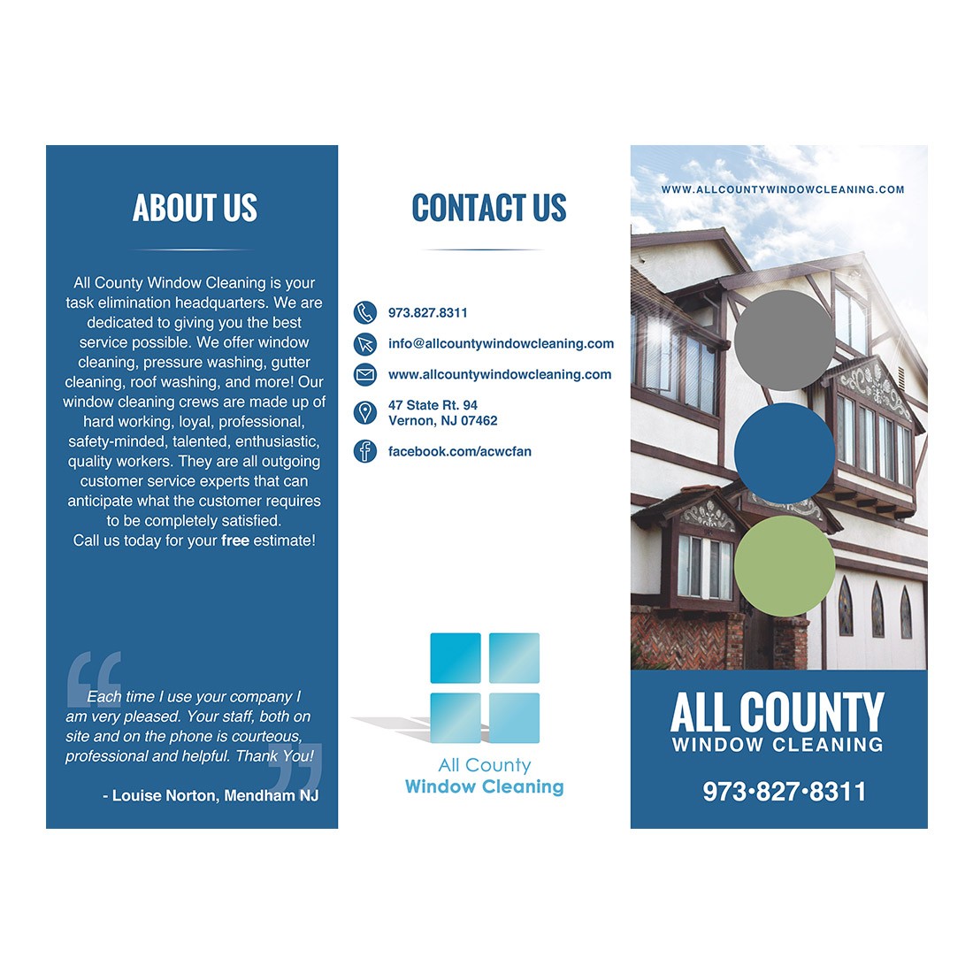 Premium Residential Tri-Fold Brochure - High-Quality Marketing & Real Estate Flyers for Open Houses, Business Promotions & Event Advertising