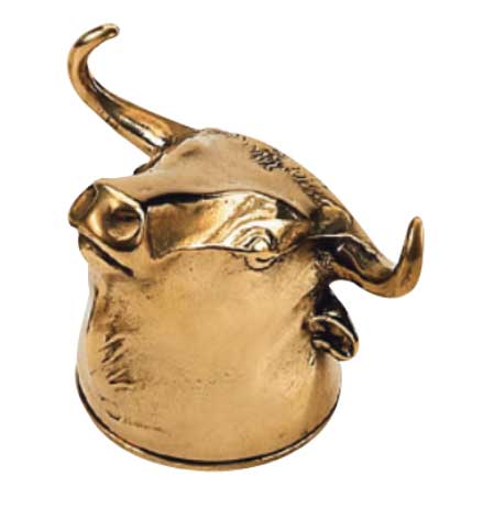 Brass Bottle Opener with Bull Head Design - Durable and Stylish for Home Bars, Parties, and Outdoor Gatherings
