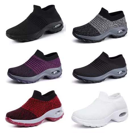 **LIBINXIF Women's Walking Shoes - Breathable Mesh Slip-On Sneakers with Air Cushion for Comfort | Modern Jazz Dance & Casual Wear | Lightweight Platform Loafers for Women & Girls**    *(Use for: Walking, Dance Practice, Gym, Travel, Everyday Casual Outfits)*