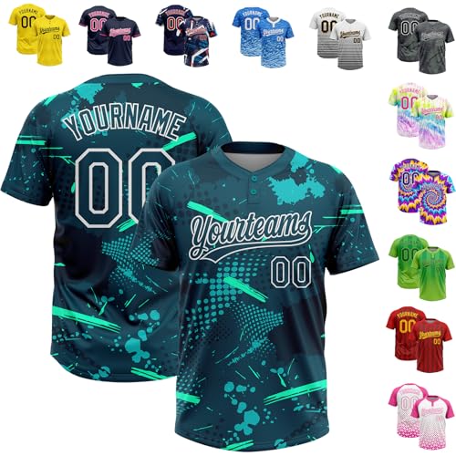 Dark Green and Aqua Pattern