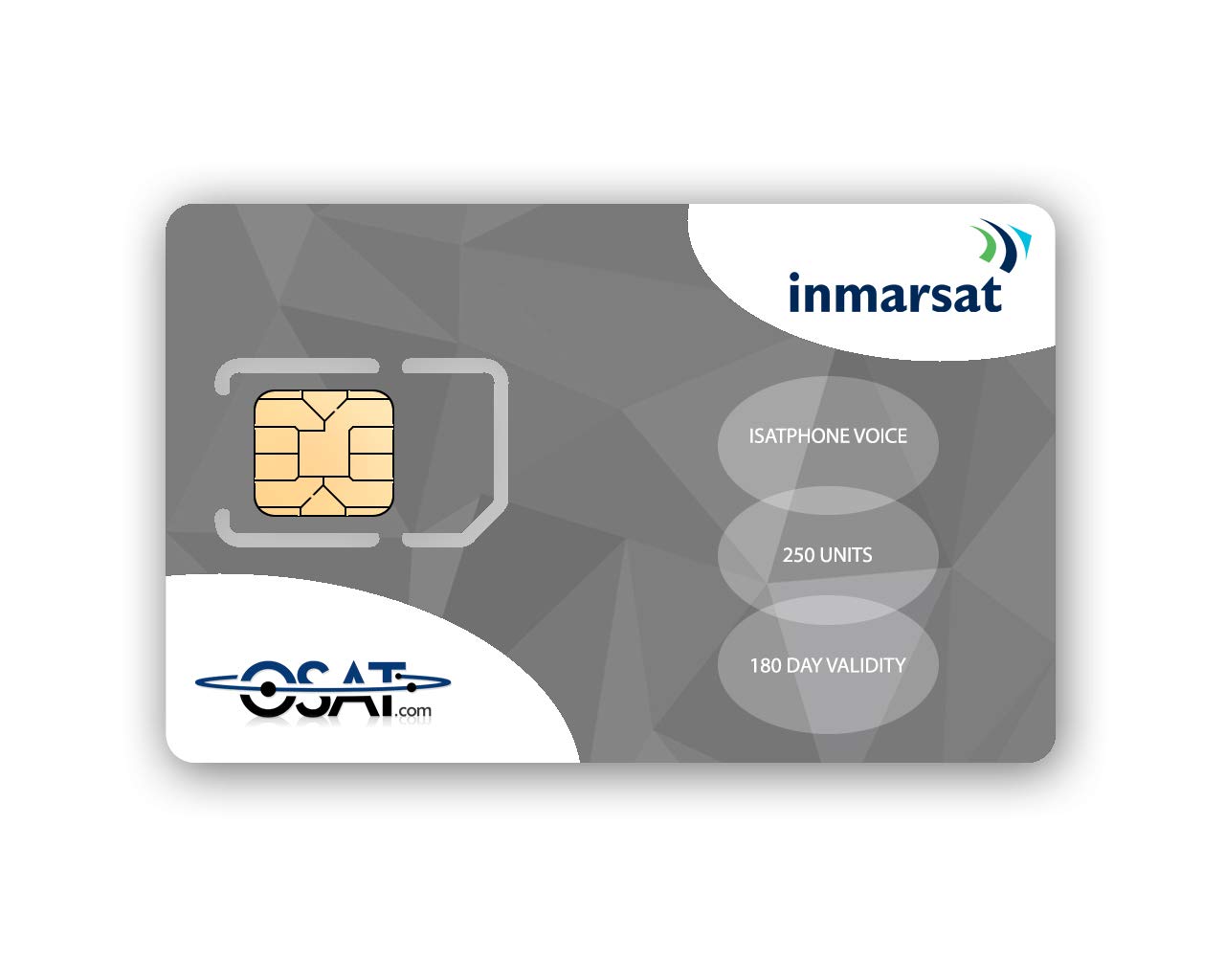 Inmarsat IsatPhone Prepaid SIM Card with 250 Units (167 Minutes) - Global Satellite Communication for Remote Areas, Emergencies & Outdoor Adventures