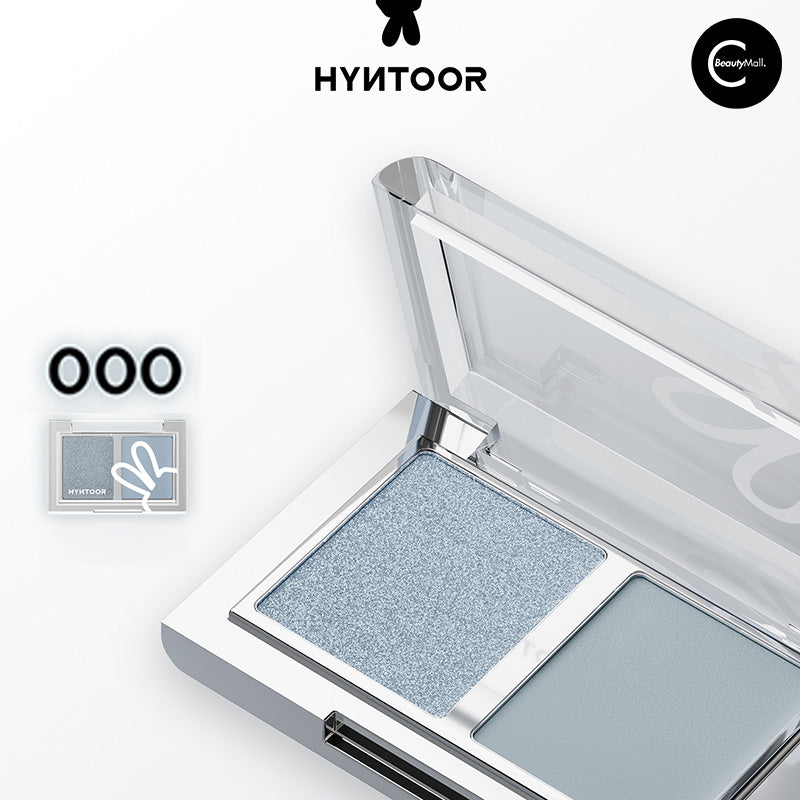 HYNTOOR Cooling Duo Eyeshadow Palette - Long-Lasting Matte & Shimmer Makeup for Day & Night Looks - Perfect for Parties, Weddings, and Everyday Wear