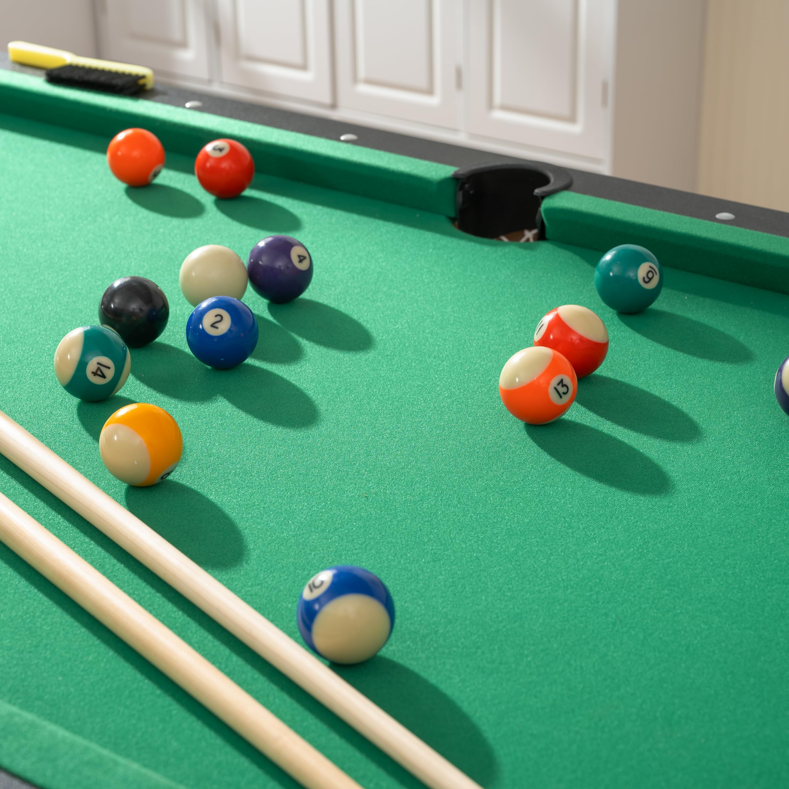 6ft Folding Portable Pool Table Set - 65.75