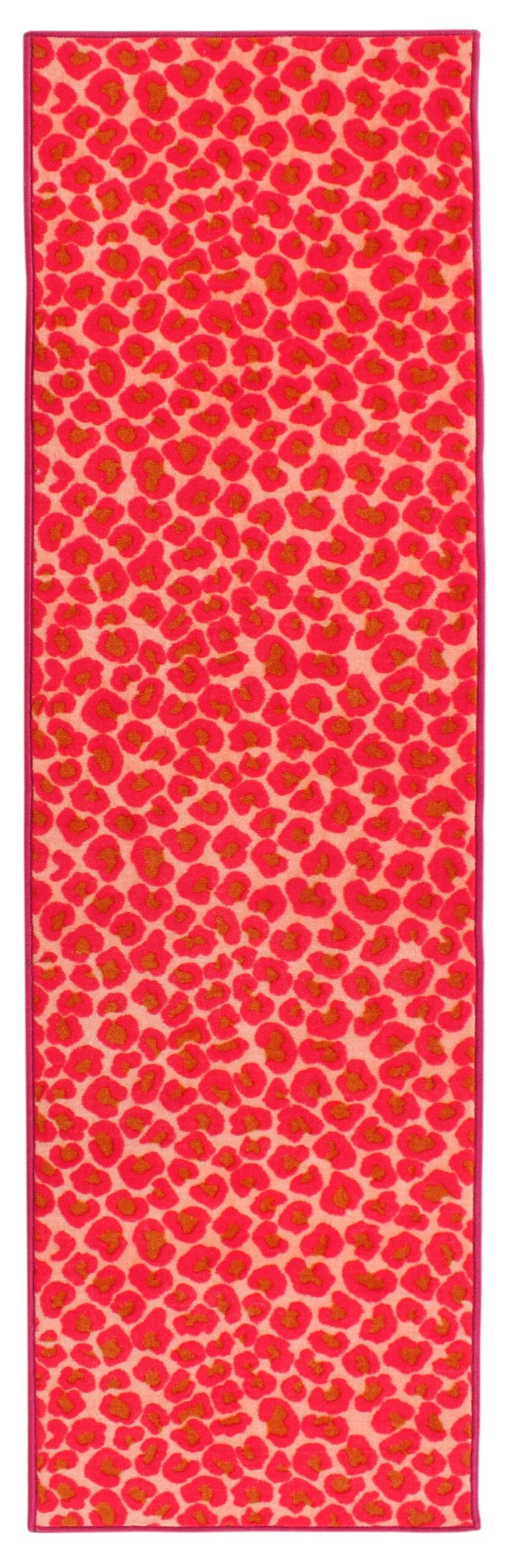 Cheetah Print Area Rug 4' x 16' - Big Cat Animal Design Runner Rug for Living Room, Bedroom & Hallway - Soft Indoor Floor Carpet with Non-Slip Backing | Perfect for Home Decor, Dorm Rooms & Office Spaces