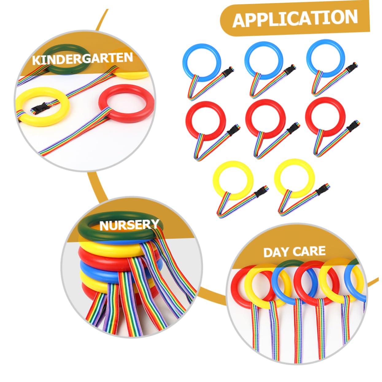 16 Pcs Kindergarten Hand Holding Rope - Safety Walking Rope for Preschool Kids, Durable Plastic Walking Belt for Classroom & Field Trips - Perfect for Group Activities, Outdoor Walks & School Safety