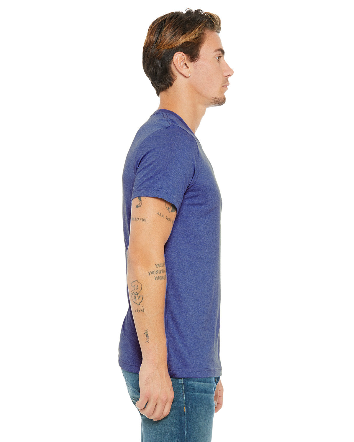 Bella + Canvas 3001CVC Unisex Heather CVC Crew Neck T-Shirt - Soft Cotton Blend Tee for Men & Women - Perfect for Casual Wear, Screen Printing & Everyday Outfits
