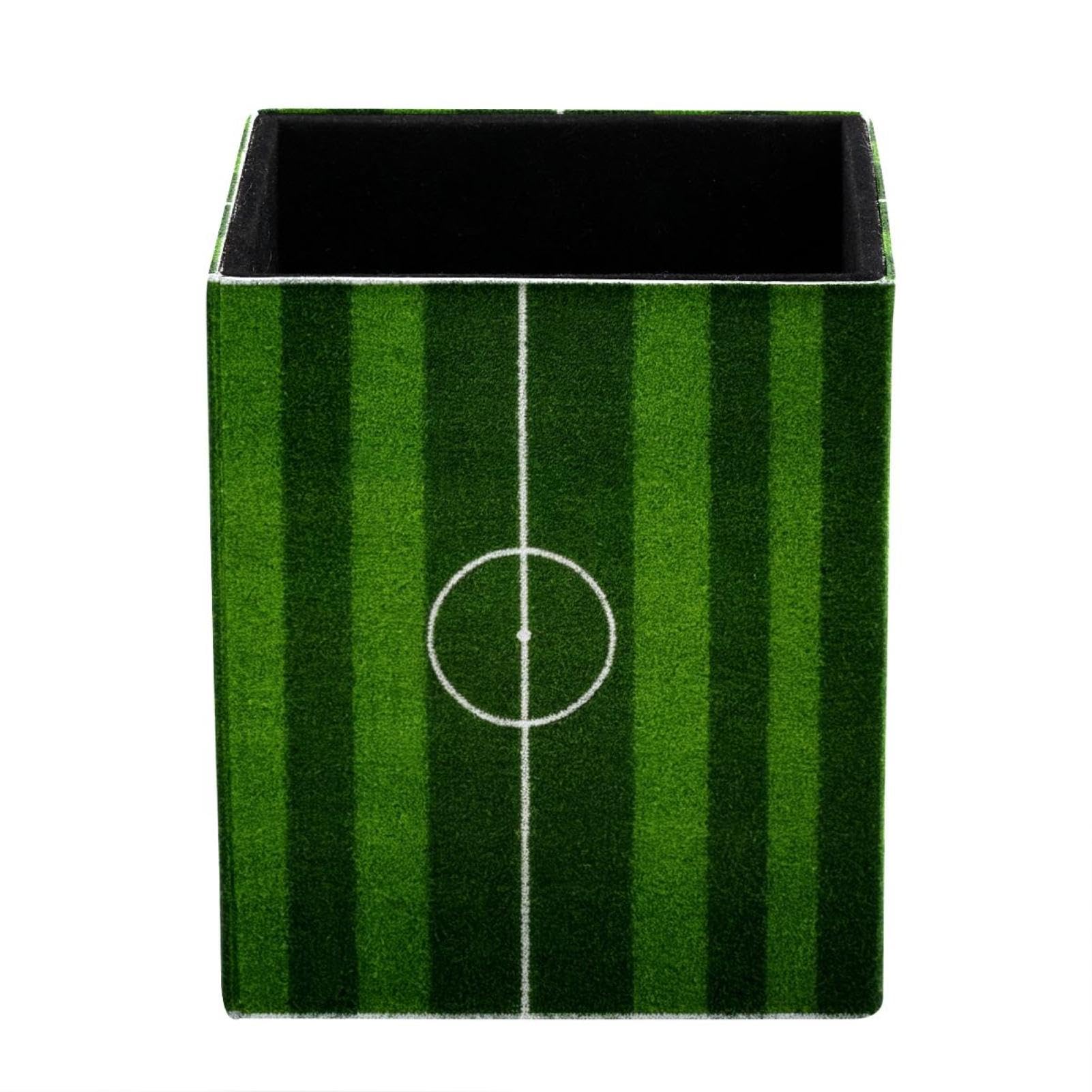 Football-Themed Pen Holder for Desk - Stylish Pencil Organizer with Sports Court Design - Perfect Office Supplies for Football Fans & Workspace Decor