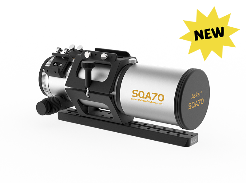 Askar SQA70 f/4.8 Quintuplet Petzval Refractor Telescope - Premium Astrophotography & Stargazing Equipment for Deep Space Observation