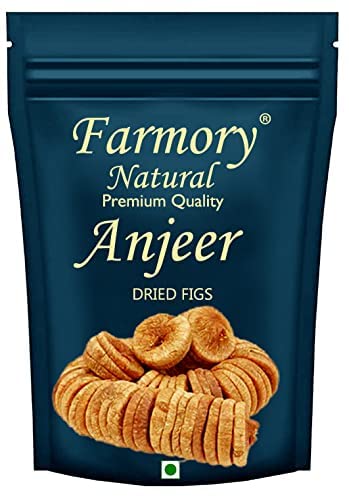 Premium Dried Afghani Anjeer Figs - Natural, Iron-Rich, High Fiber & Vitamin Dry Fruit from Afghanistan | Perfect for Diwali Gifts, Healthy Snacks & Festive Celebrations | 1kg Pack