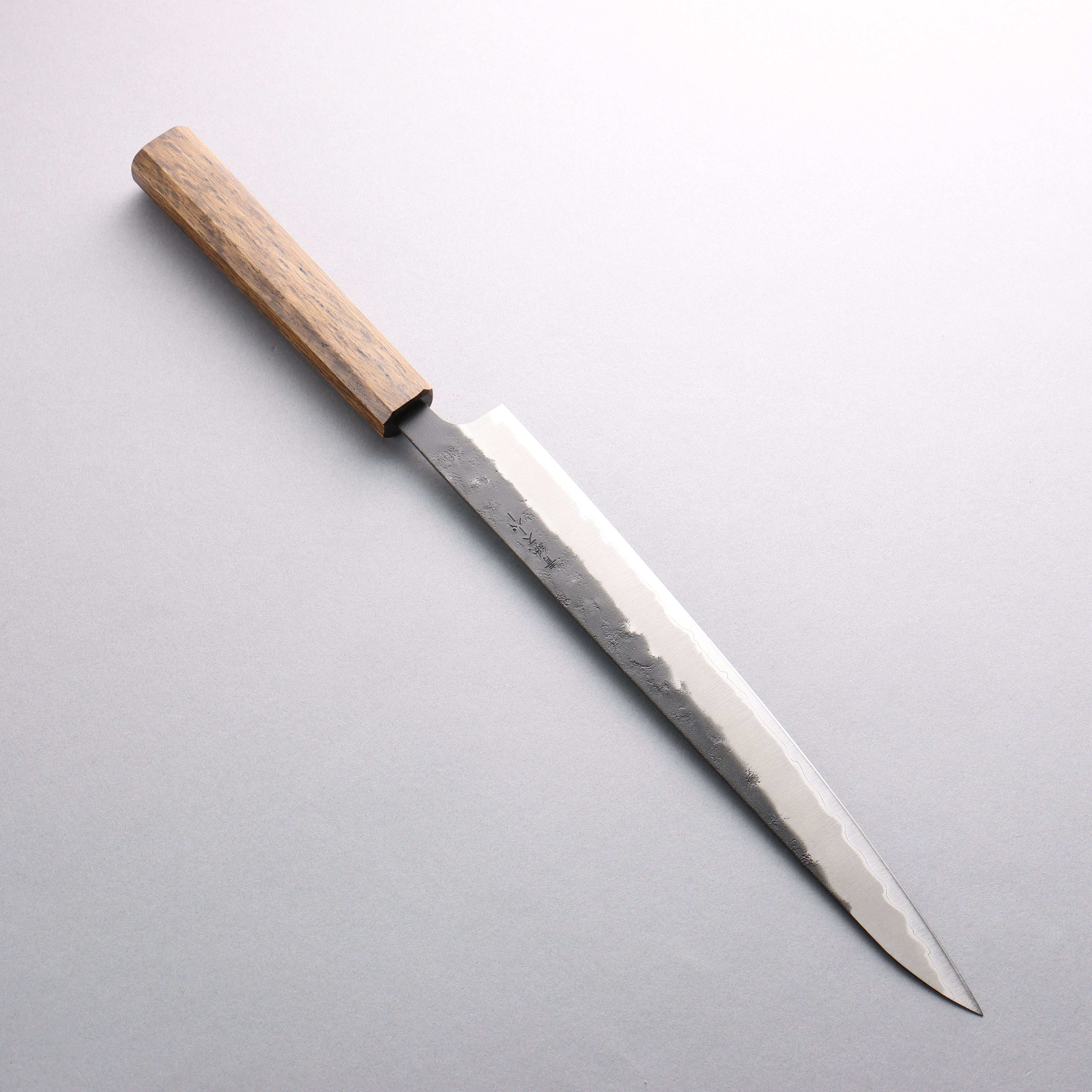 Premium Oul Blue Super Black Nashiji Sujihiki Knife 270mm with Oak Handle - Japanese Sashimi & Sushi Chef Knife for Precision Slicing