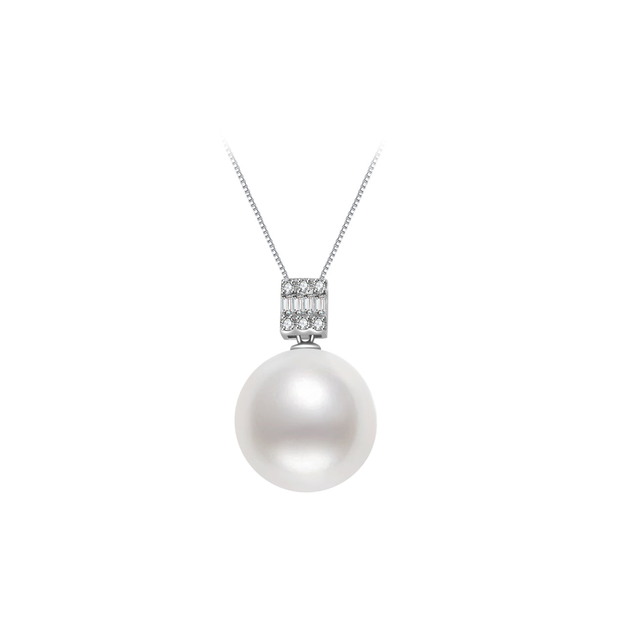18K Solid Gold Australian White South Sea Pearl Necklace - Elegant Jewelry for Women, Perfect for Weddings, Parties & Special Occasions
