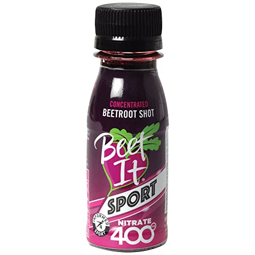 Beet It Sport Nitrate 400 Shot (Pack of 15) - Organic Beetroot Juice Concentrate for Athletic Performance & Endurance - Pre-Workout Energy Booster for Runners, Cyclists & Fitness Enthusiasts