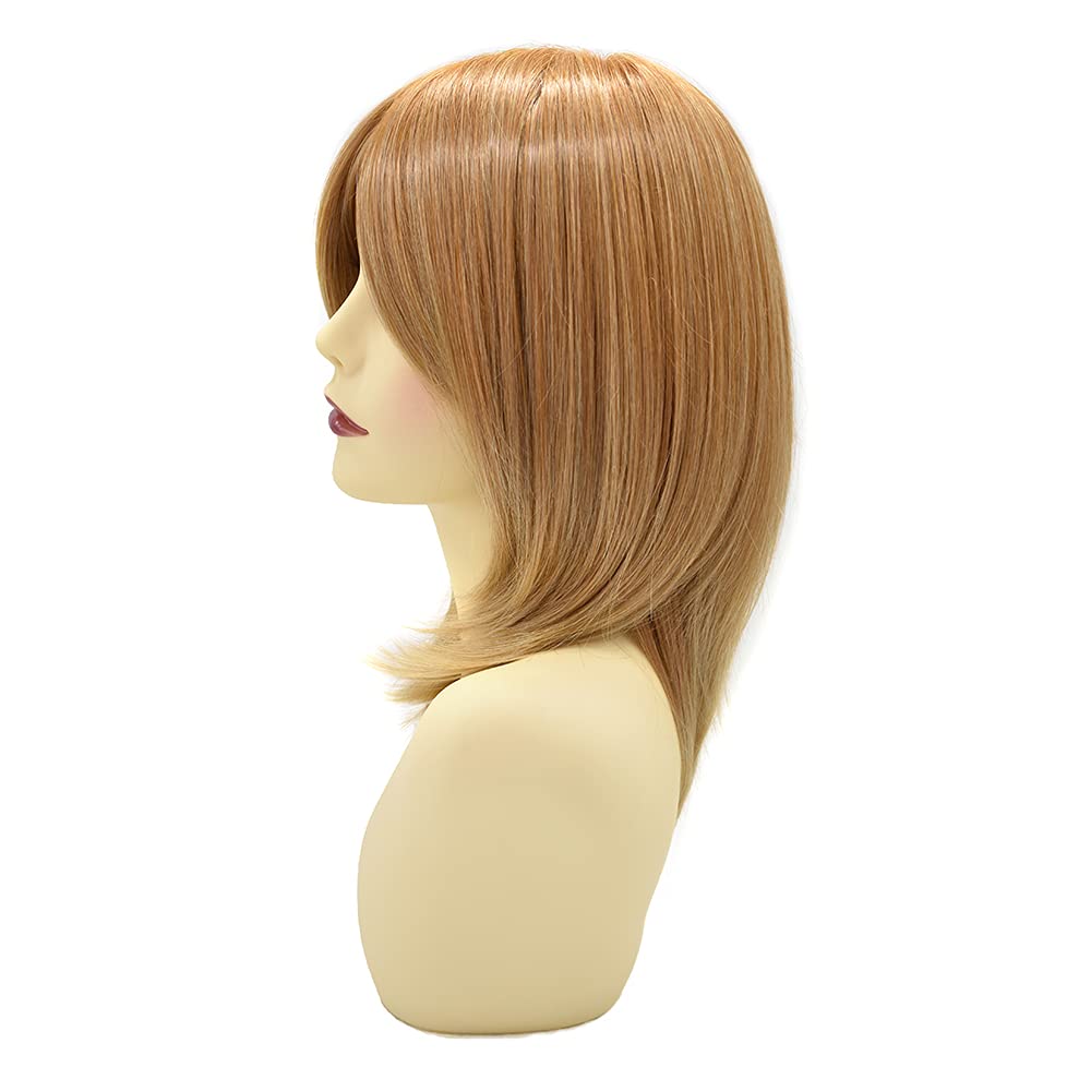 FACE MIRACLE Mono-Filament Lace Front Wig with Hand-Tied Side Bangs - 10