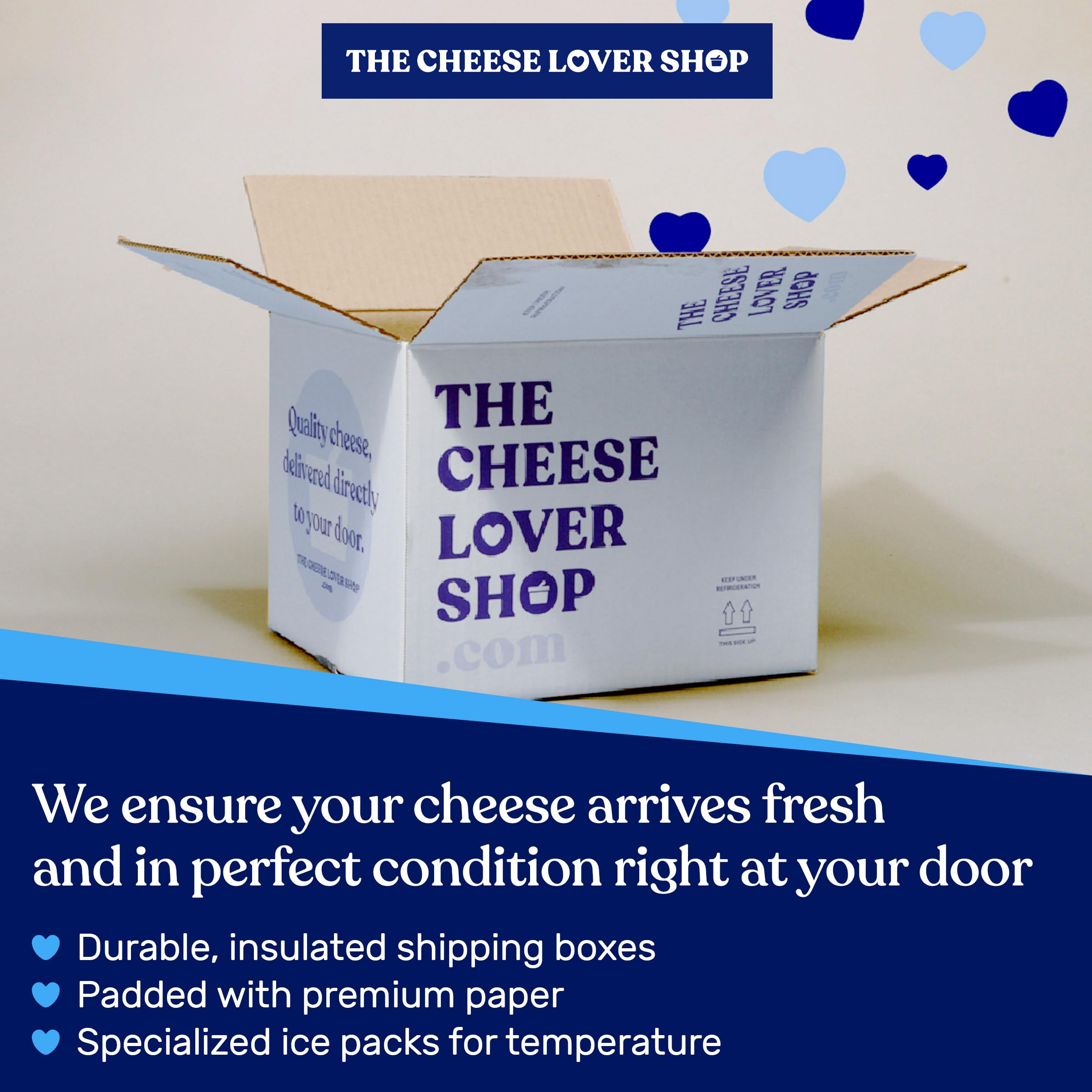 Saint Agur Blue Cheese Wedge – 5 lbs | Creamy, Mild & Smooth French Blue Cheese | Perfect for Charcuterie Boards, Salads & Gourmet Recipes | Premium Cheese from The Cheese Lover Shop