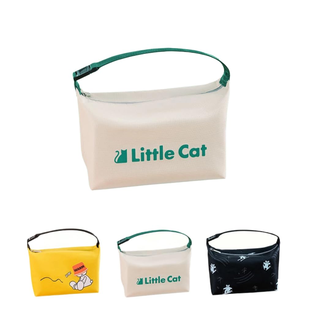 Insulated Lunch Bag for Work - Reusable Bento Cooler Tote for Women & Men - Office Lunch Box with Leakproof Design (Cream White) - Perfect for Meal Prep, Picnics & Commuting