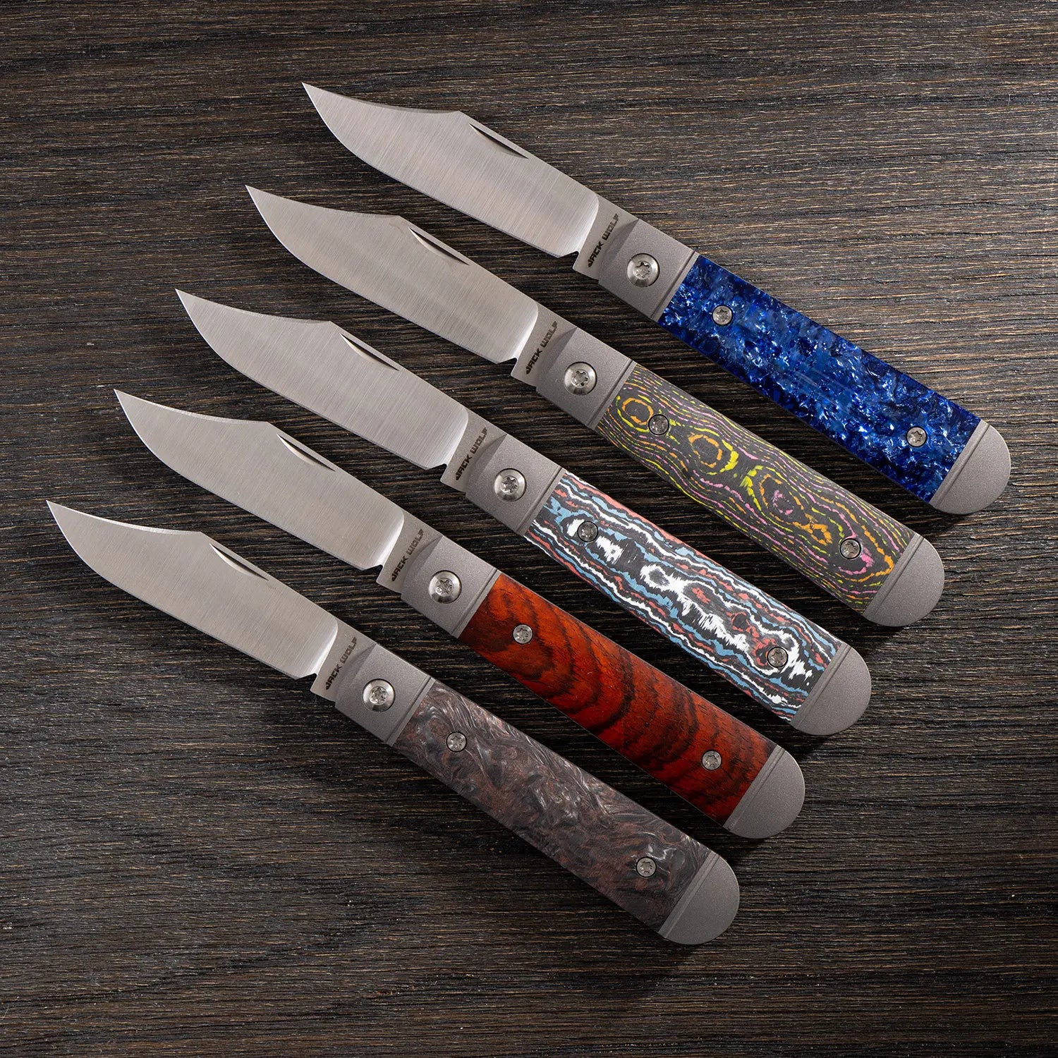 Jack Wolf Knives Little Bro Jack Australia - Premium Folding Pocket Knife for Outdoor, Camping, Hiking & Everyday Carry (EDC)