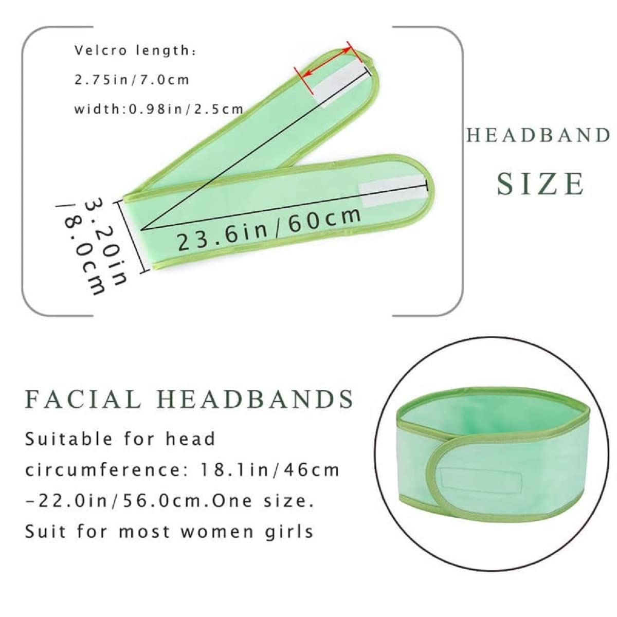ZAUKY 3-Piece Professional Face Mask Applicator Brush Set - Soft Flat Mask Bleach Brush & Washable Makeup Headband for Women | Perfect for Skincare, Yoga, Sports, Bath & Shower (Combo Pack)