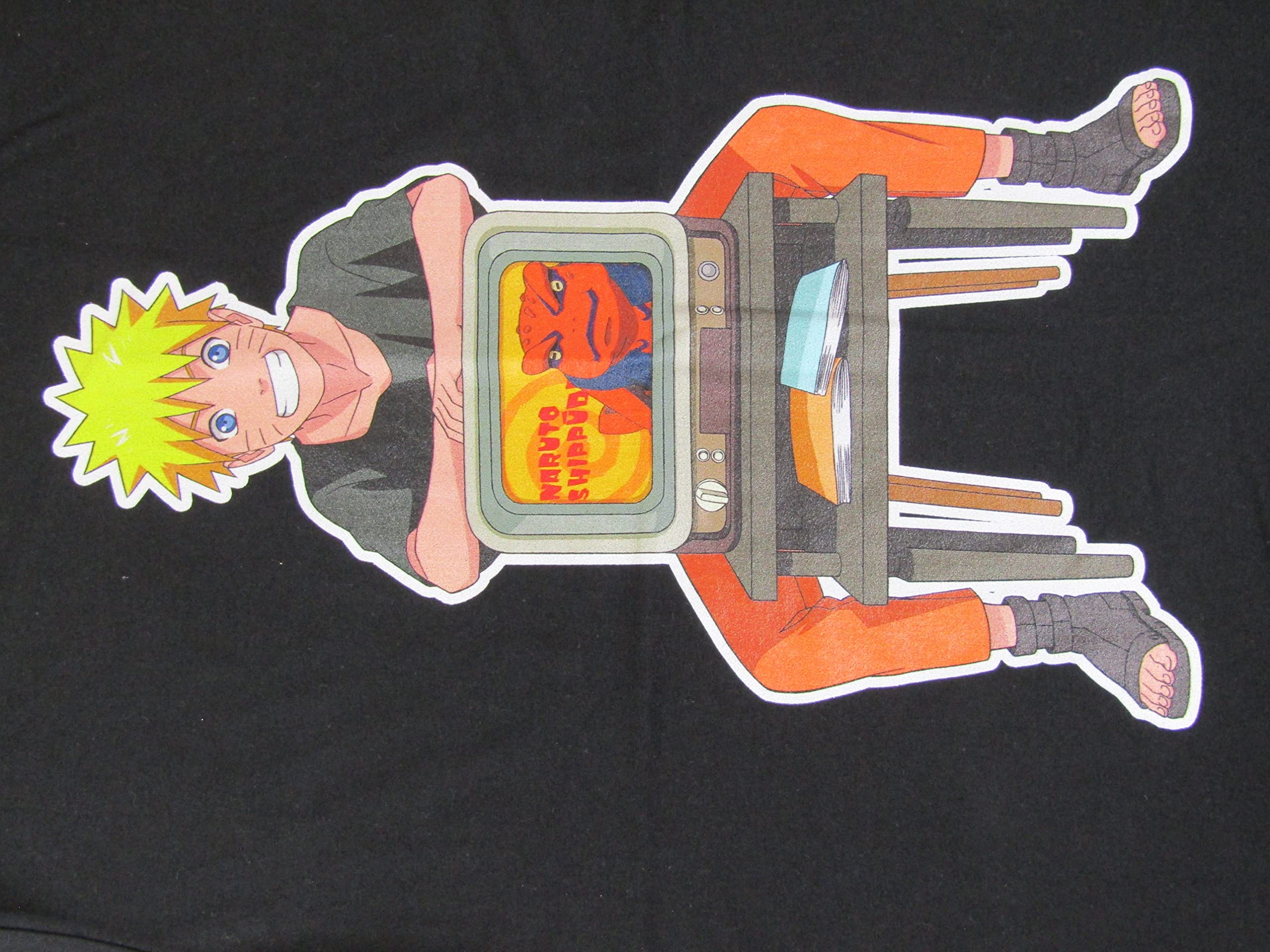 Bioworld The Uzumaki Sitting TV with Gama Tee - Naruto Anime Merchandise for Fans | Perfect for Cosplay, Gift Giving & Anime Collections