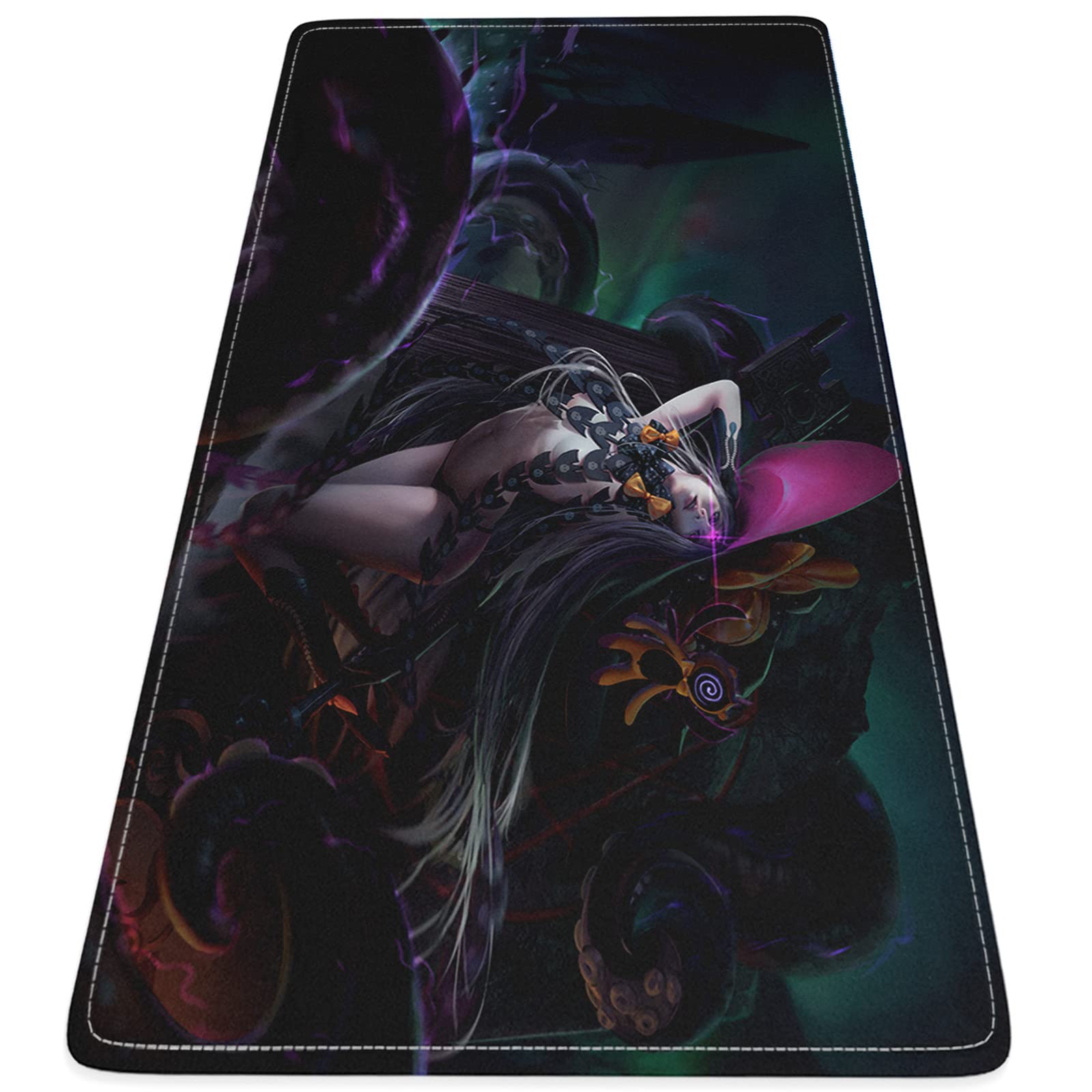 Anime Hentai Waifu Gaming Mouse Pad - Extra Large 31.5x11.8 Inch Extended Mouse Mat with Non-Slip Base & Stitched Edges for Wireless Mouse & Keyboard - Perfect for PC Gaming, Office Work & Anime Enthusiasts
