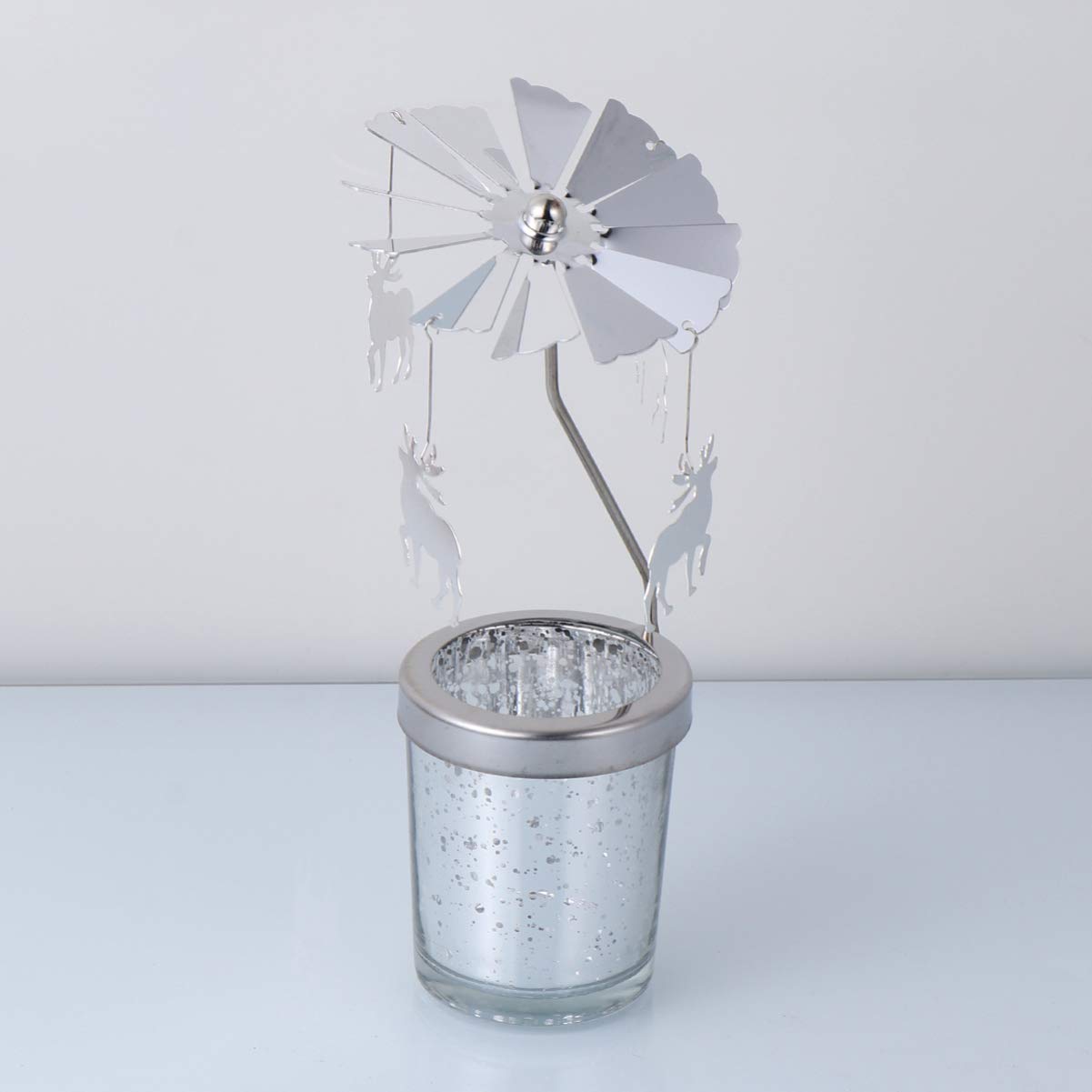 Beaupretty Rotating Candle Holder - Elegant Desktop Candlestick Stand for Home Decor, Wedding Centerpiece, Romantic Dinner & Relaxing Ambiance