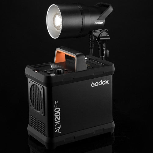 Godox AD1200 Pro Battery Powered Flash System - Powerful 1200Ws Strobe Light for Outdoor & Studio Photography, Portrait & Fashion Shoots