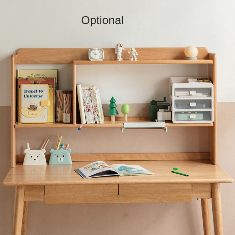 Solid Oak & Beech Wood Bookshelf - Sturdy Wooden Shelf for Home, Office & Library - Perfect for Organizing Books, Decor & Storage