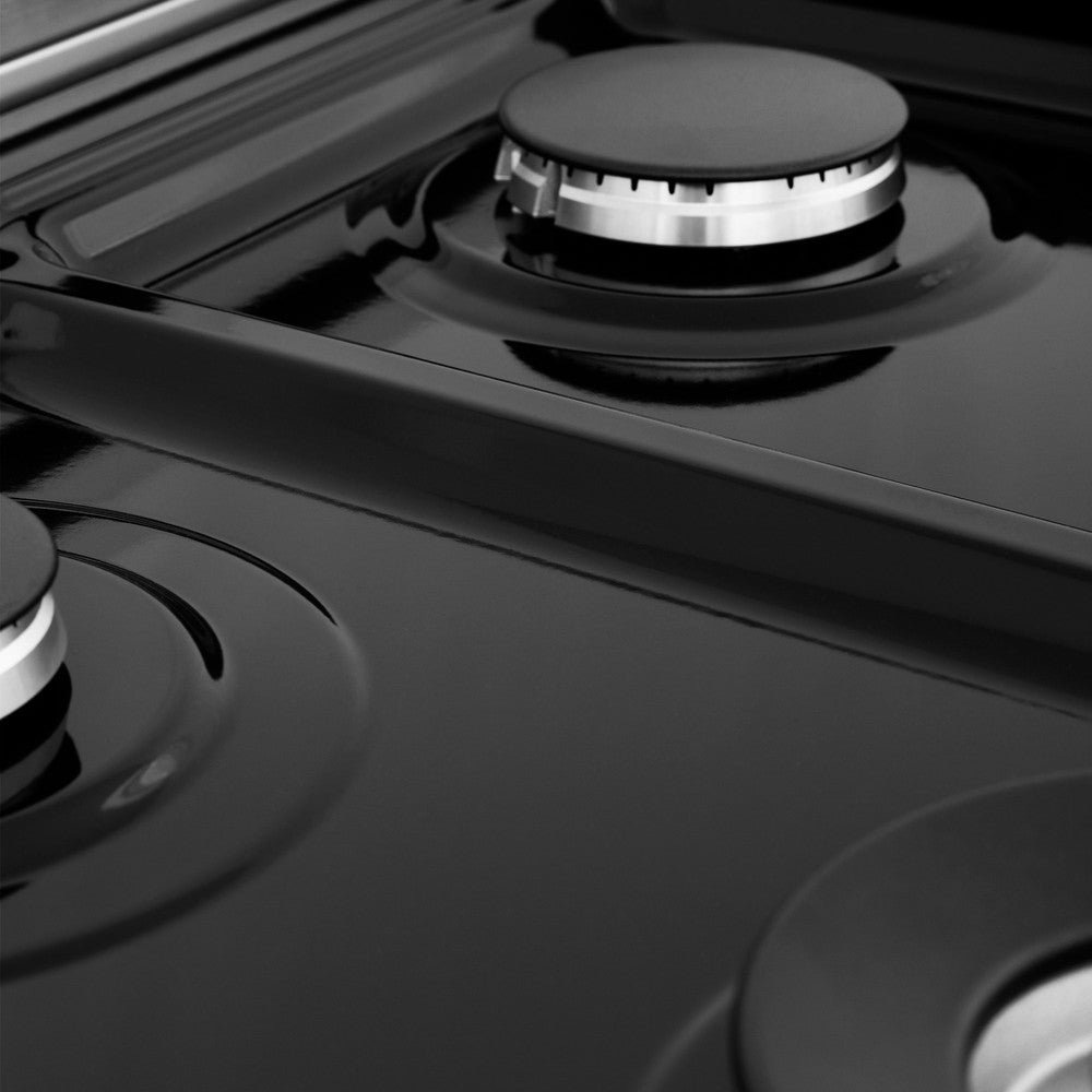 ZLINE 48-Inch Professional Gas Rangetop with 7 High-Power Burners & Porcelain Cooktop - Satin Stainless Steel (RTS 48) - Perfect for Home Chefs & Commercial Kitchens